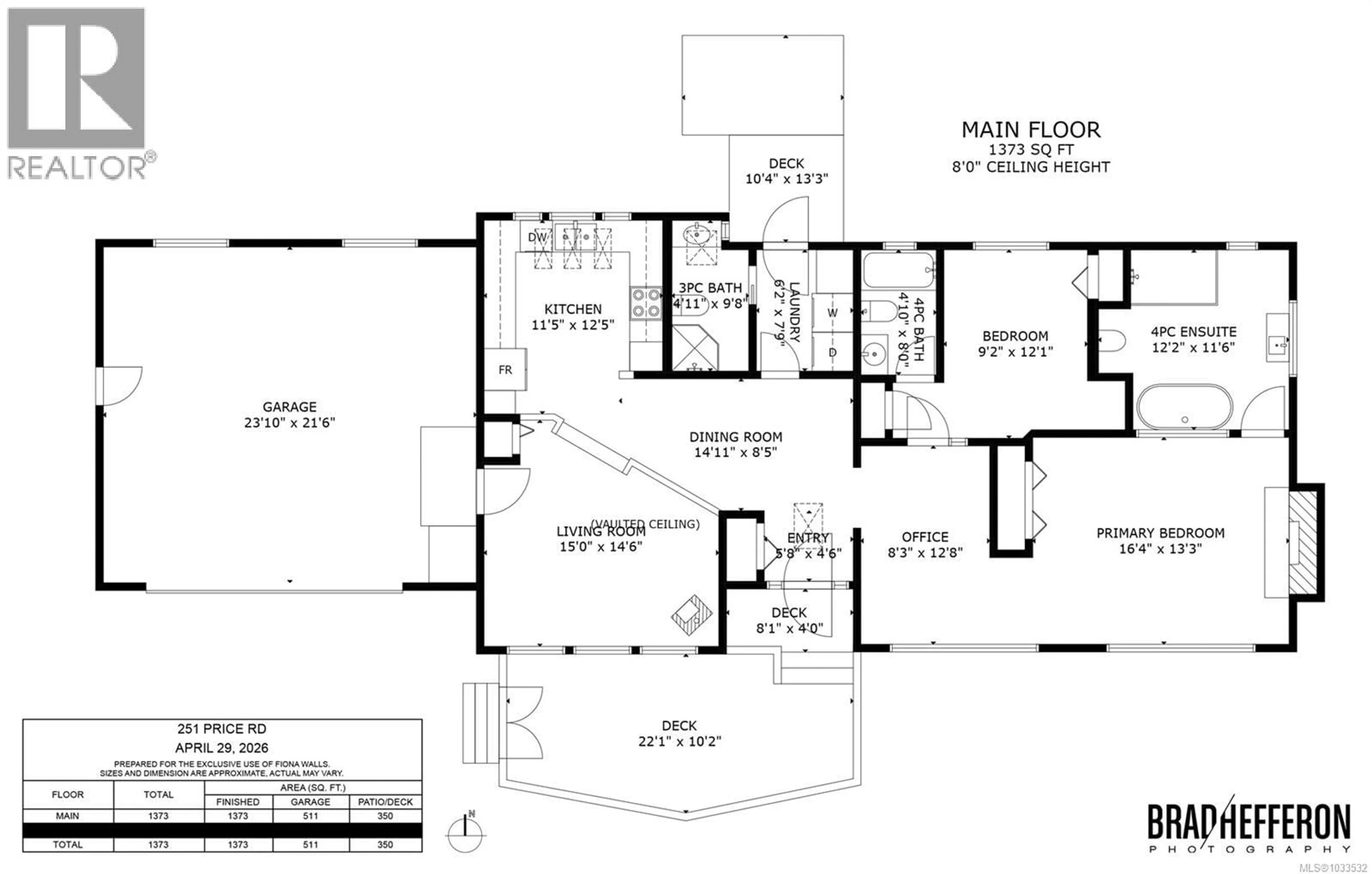 Floor plan for 251 PRICE ROAD, Salt Spring British Columbia V8K2E9