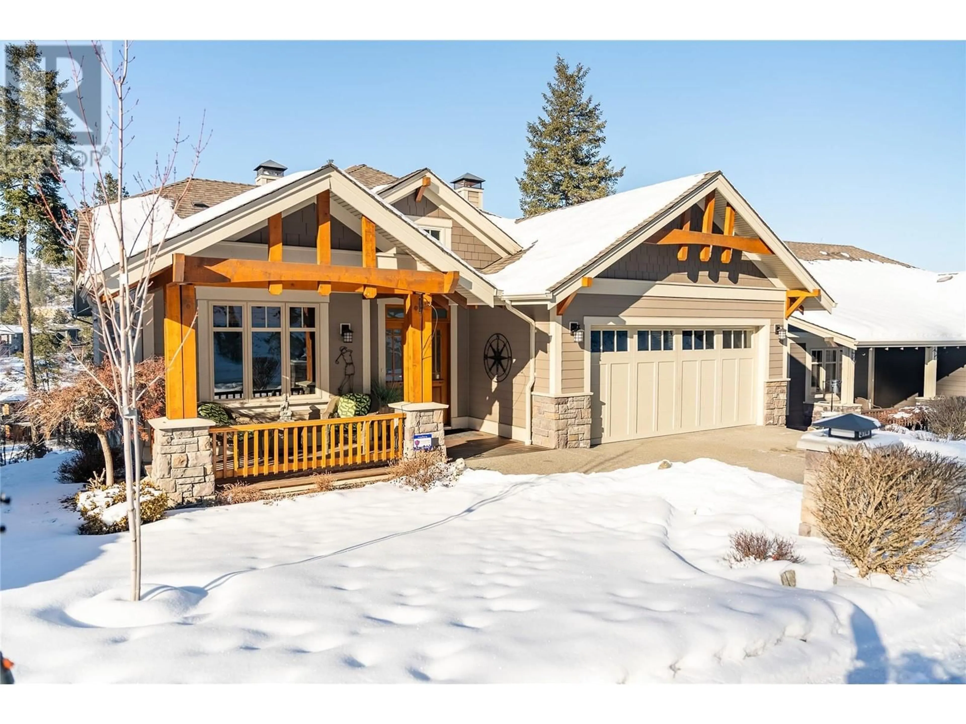 Home with brick exterior material, street for 314 DORMIE POINT, Vernon British Columbia V1H1Y6
