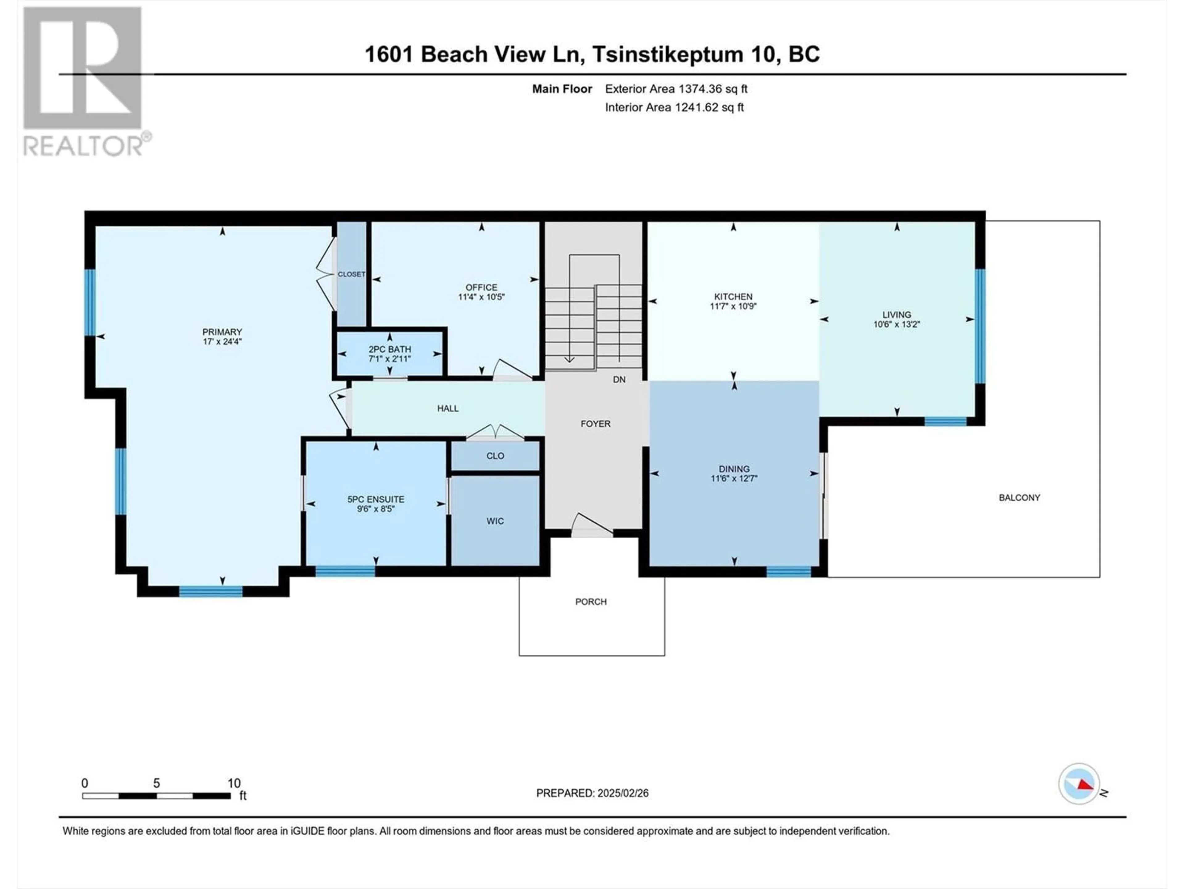 Floor plan for 1601 Beach View Lane, Kelowna British Columbia V1Z4E1