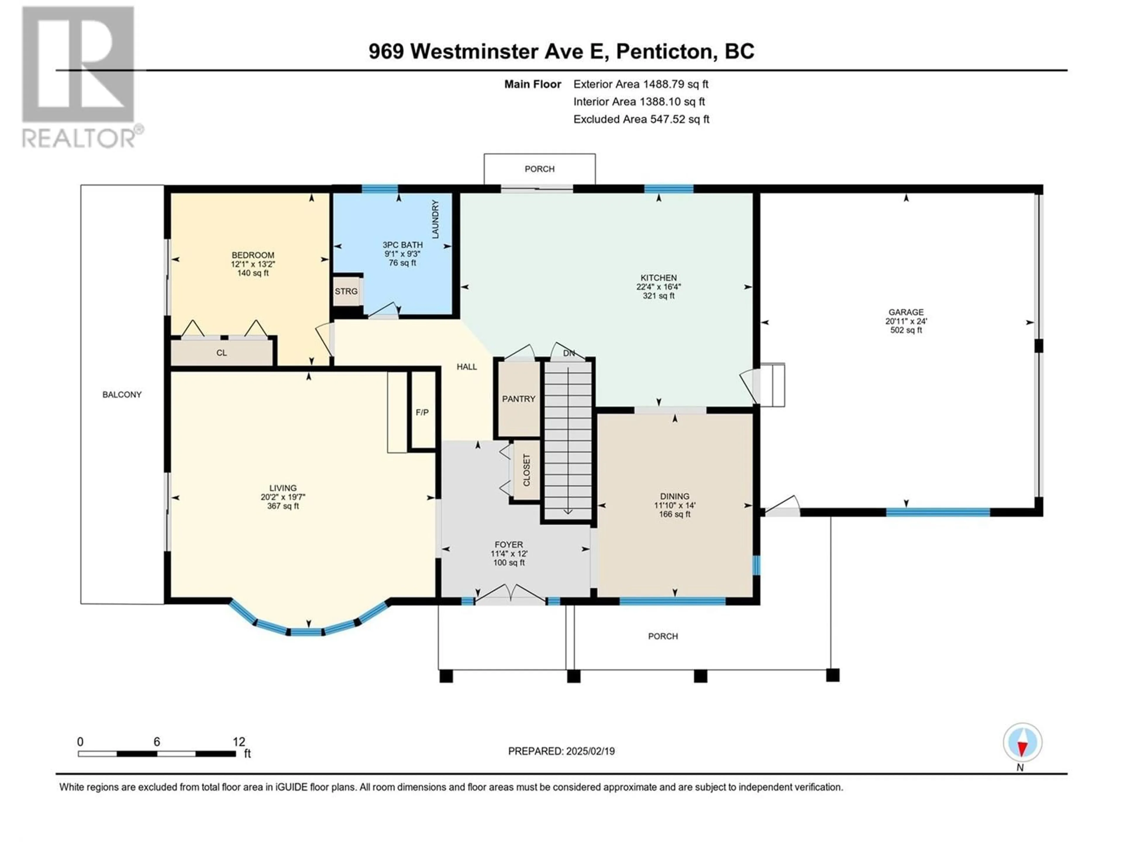 Floor plan for 969 Westminster Avenue E, Penticton British Columbia V2A7P1