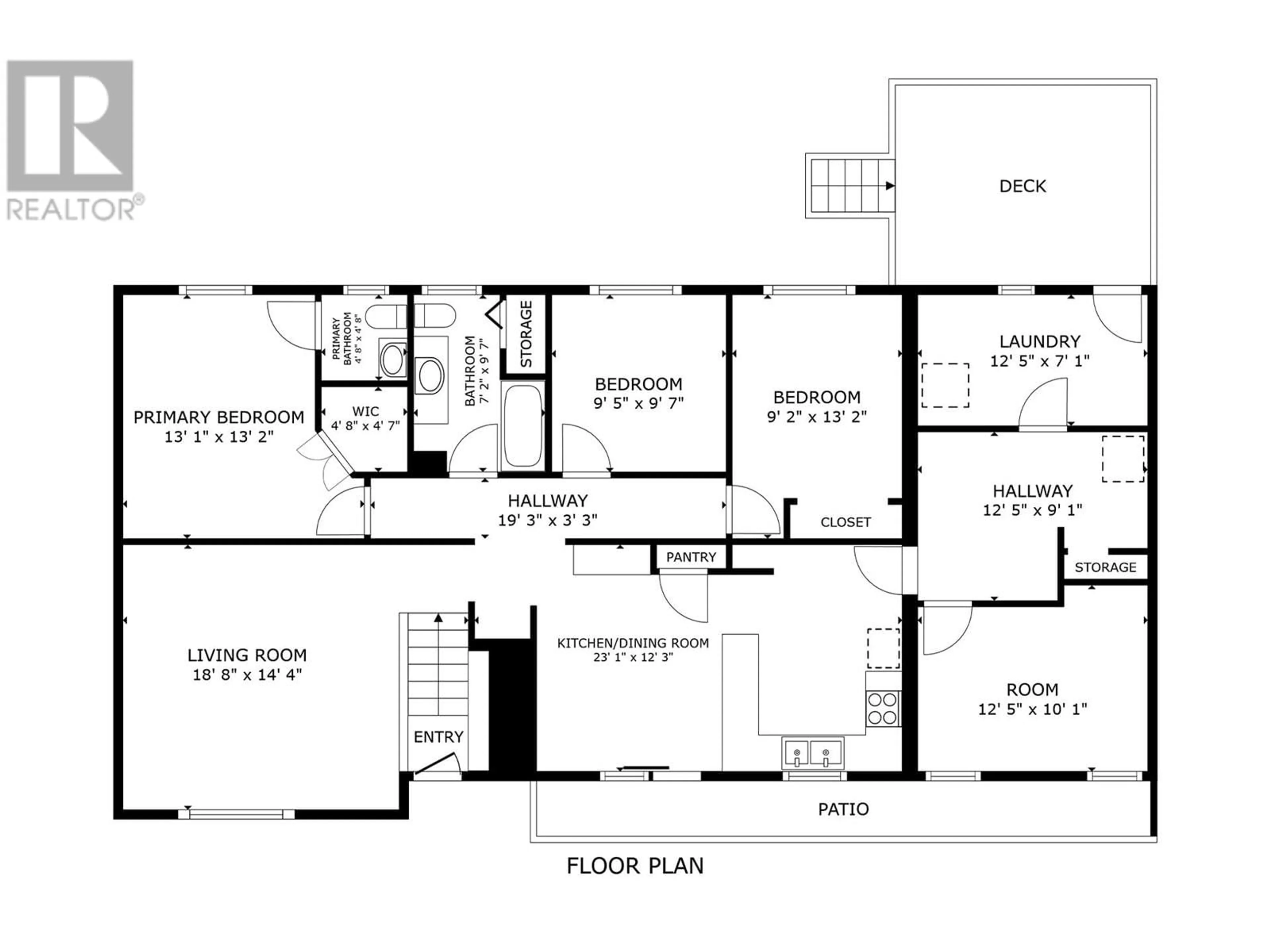 Floor plan for 1560 Ponderosa Road, West Kelowna British Columbia V1Z1N1