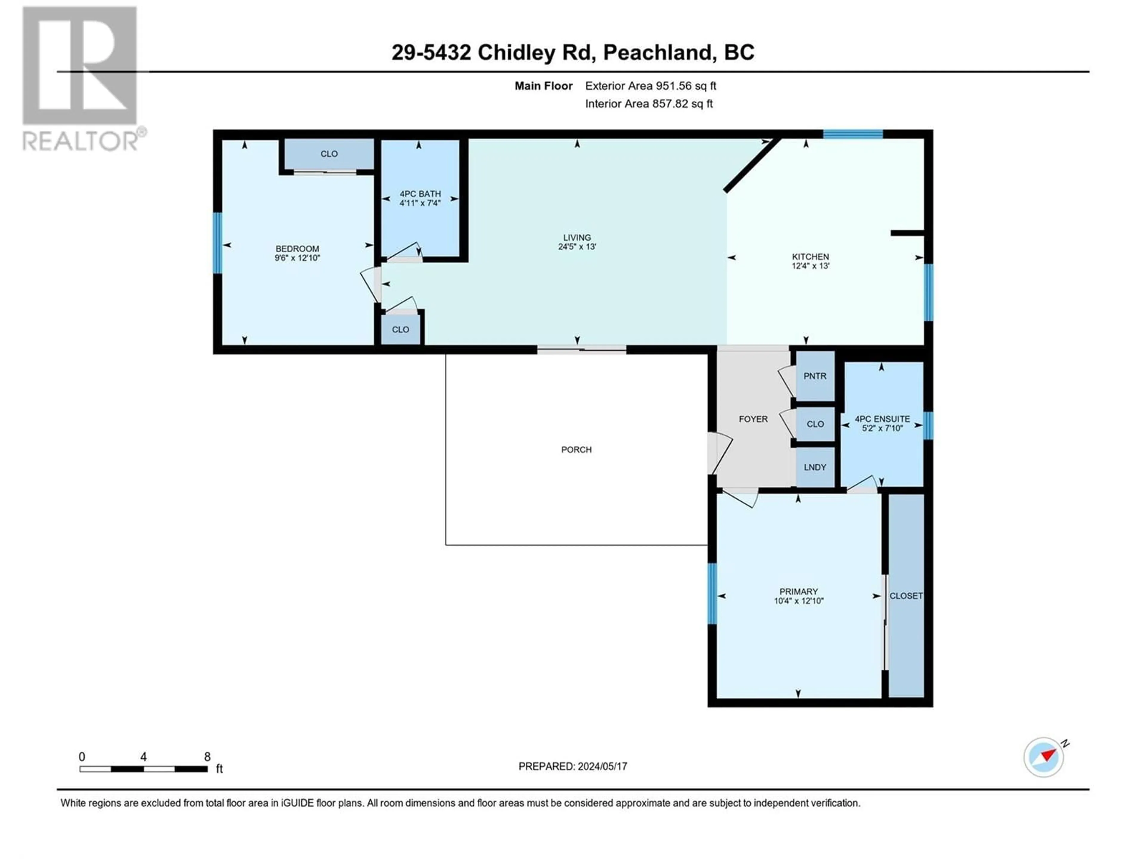 Floor plan for 5432 Chidley Road Unit# 29, Peachland British Columbia V0H1X5