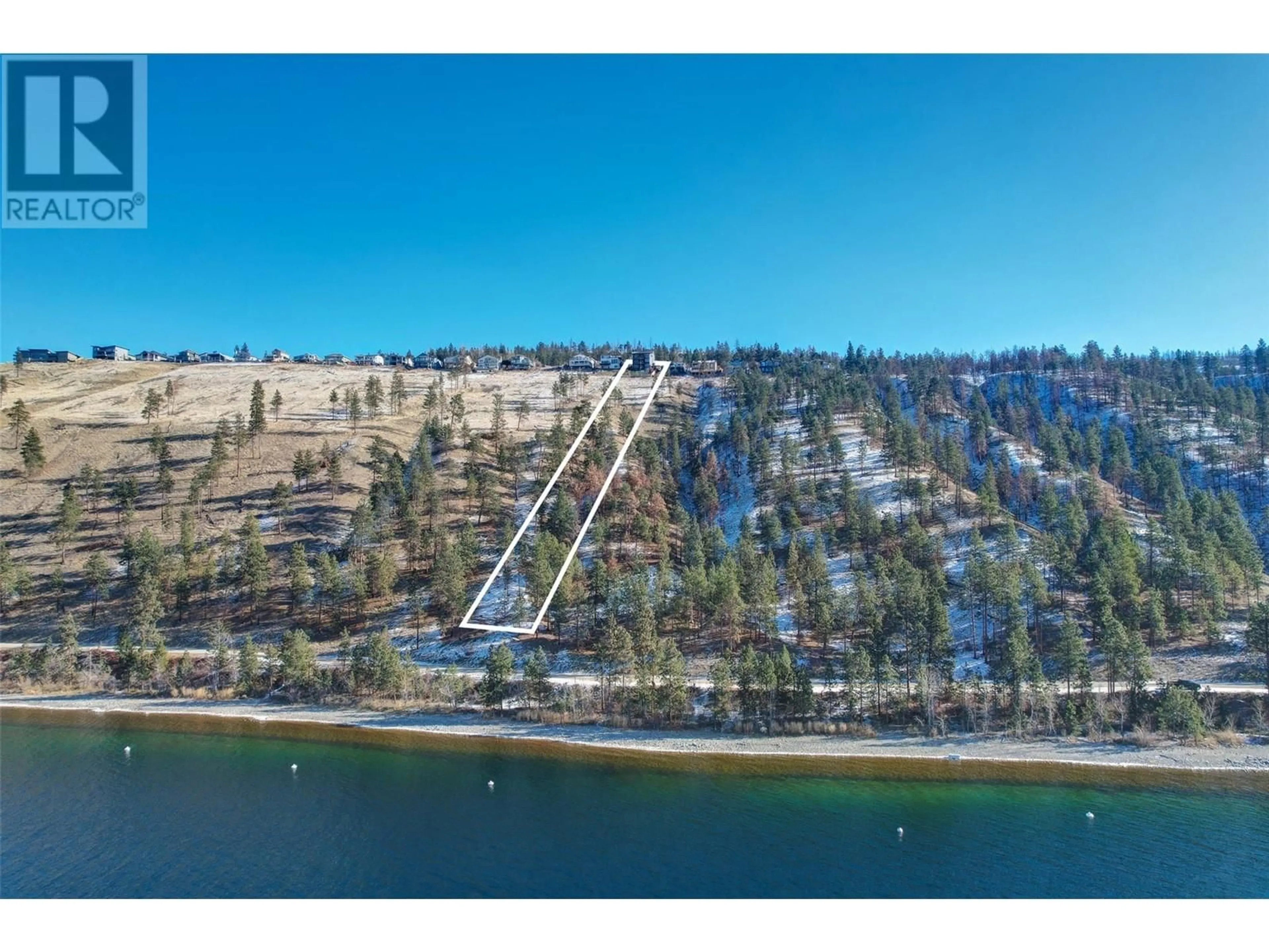 A pic from outside/outdoor area/front of a property/back of a property/a pic from drone, water/lake/river/ocean view for 10340 NIGHTHAWK ROAD, Lake Country British Columbia V4V2K7