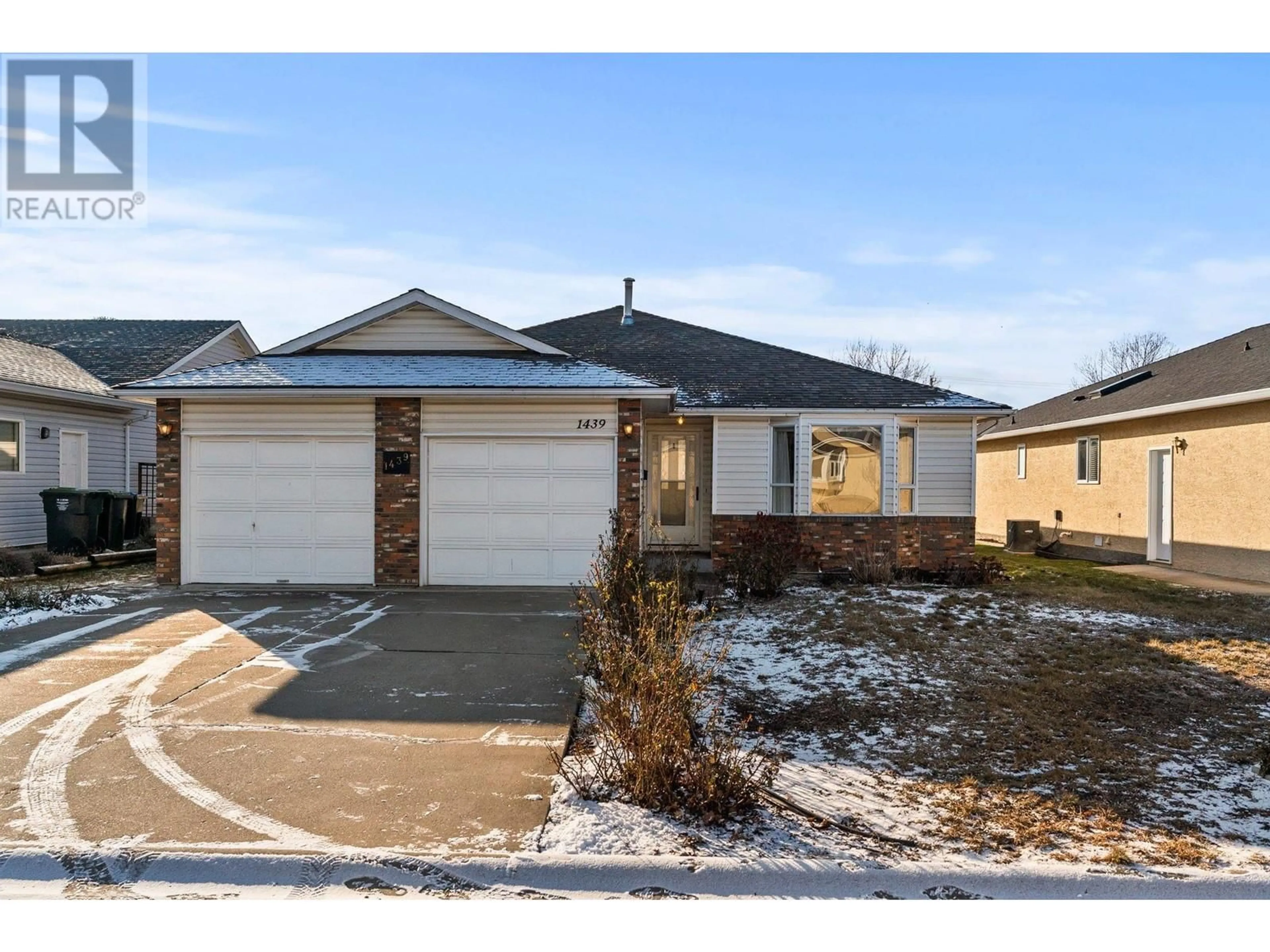 Home with brick exterior material, street for 1439 NELSON PLACE, Kelowna British Columbia V1Y9H5