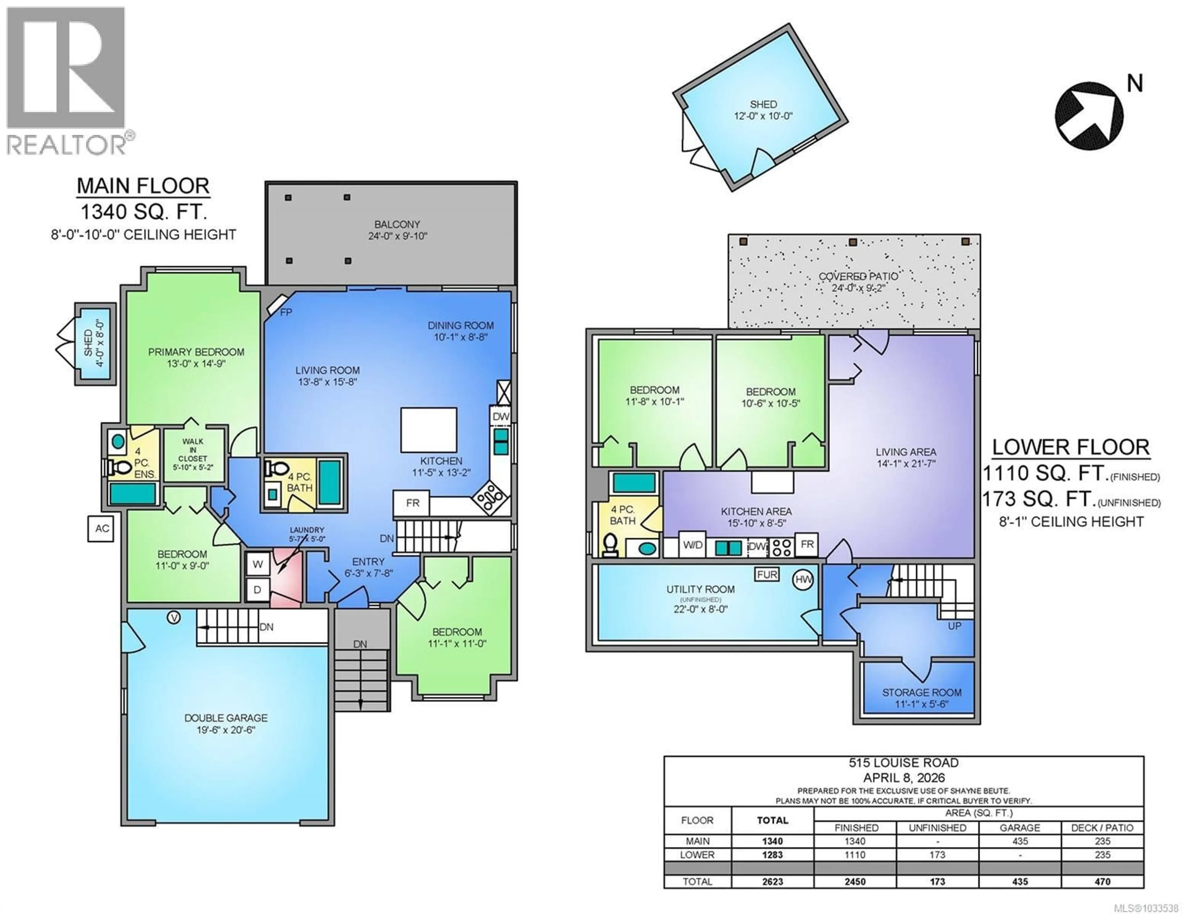 Floor plan for 515 LOUISE ROAD, Ladysmith British Columbia V9G1W7