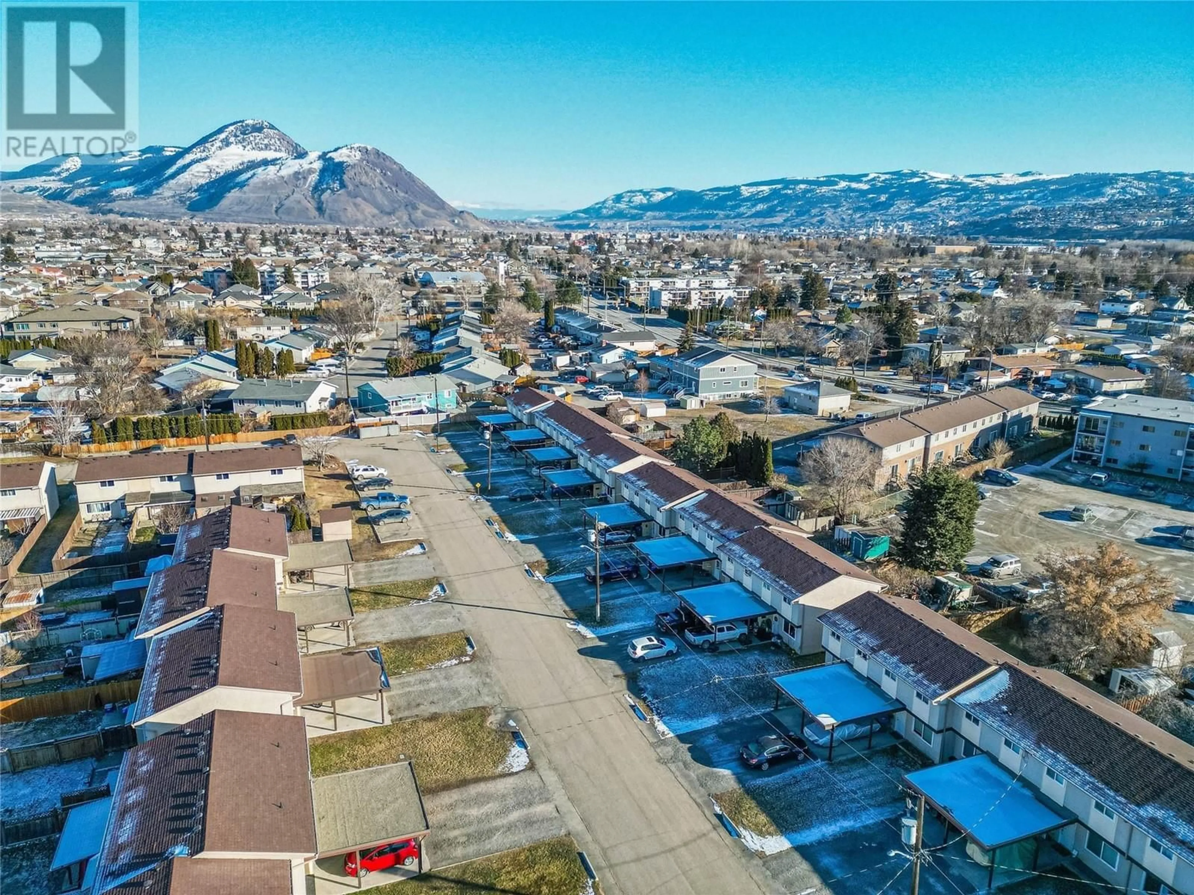 A pic from outside/outdoor area/front of a property/back of a property/a pic from drone, mountain view for 1697 Greenfield Avenue Unit# 44, Kamloops British Columbia V2B4N5