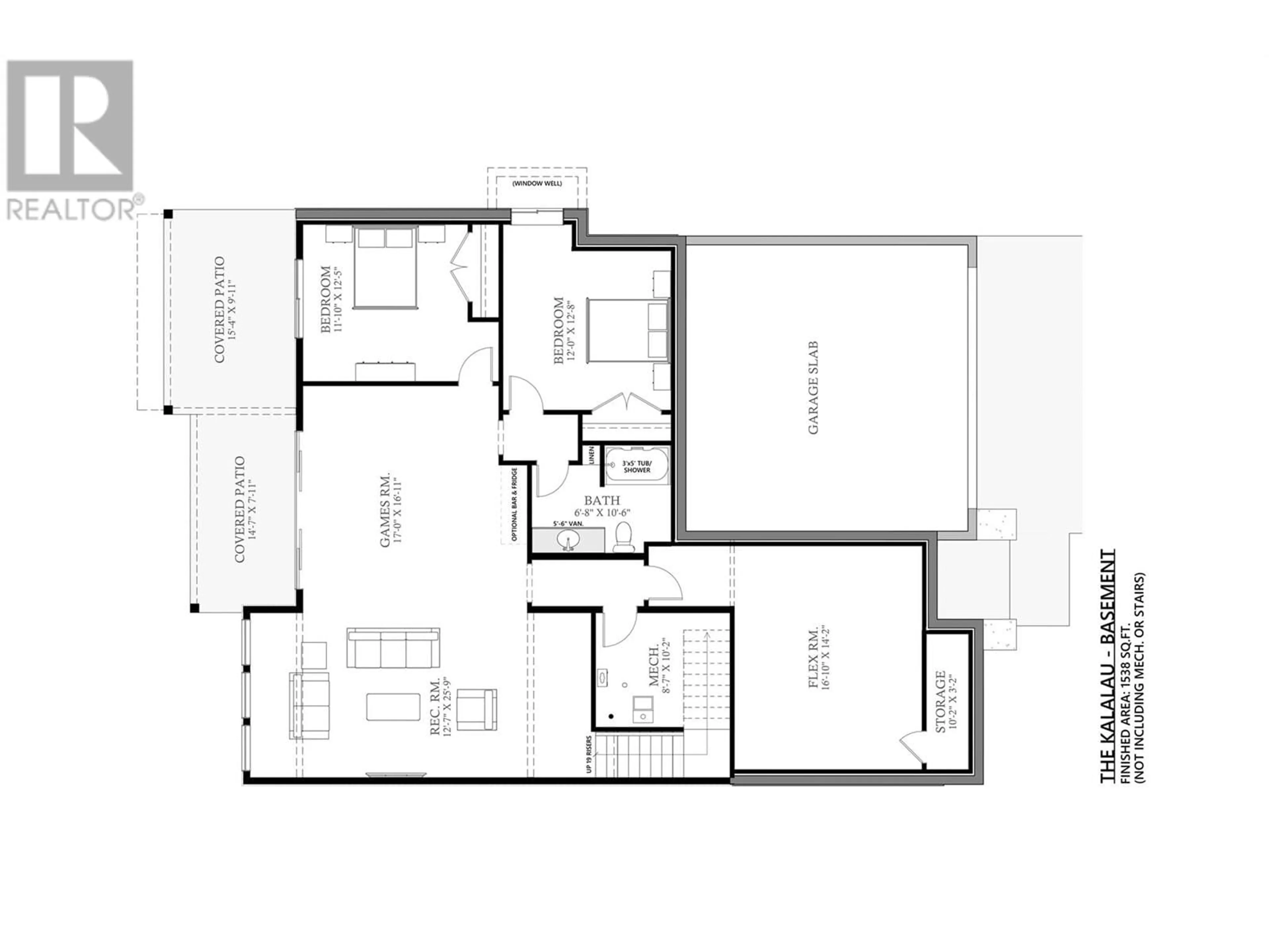 Floor plan for 3765 Davidson Court Lot# 9, West Kelowna British Columbia V4T0B1