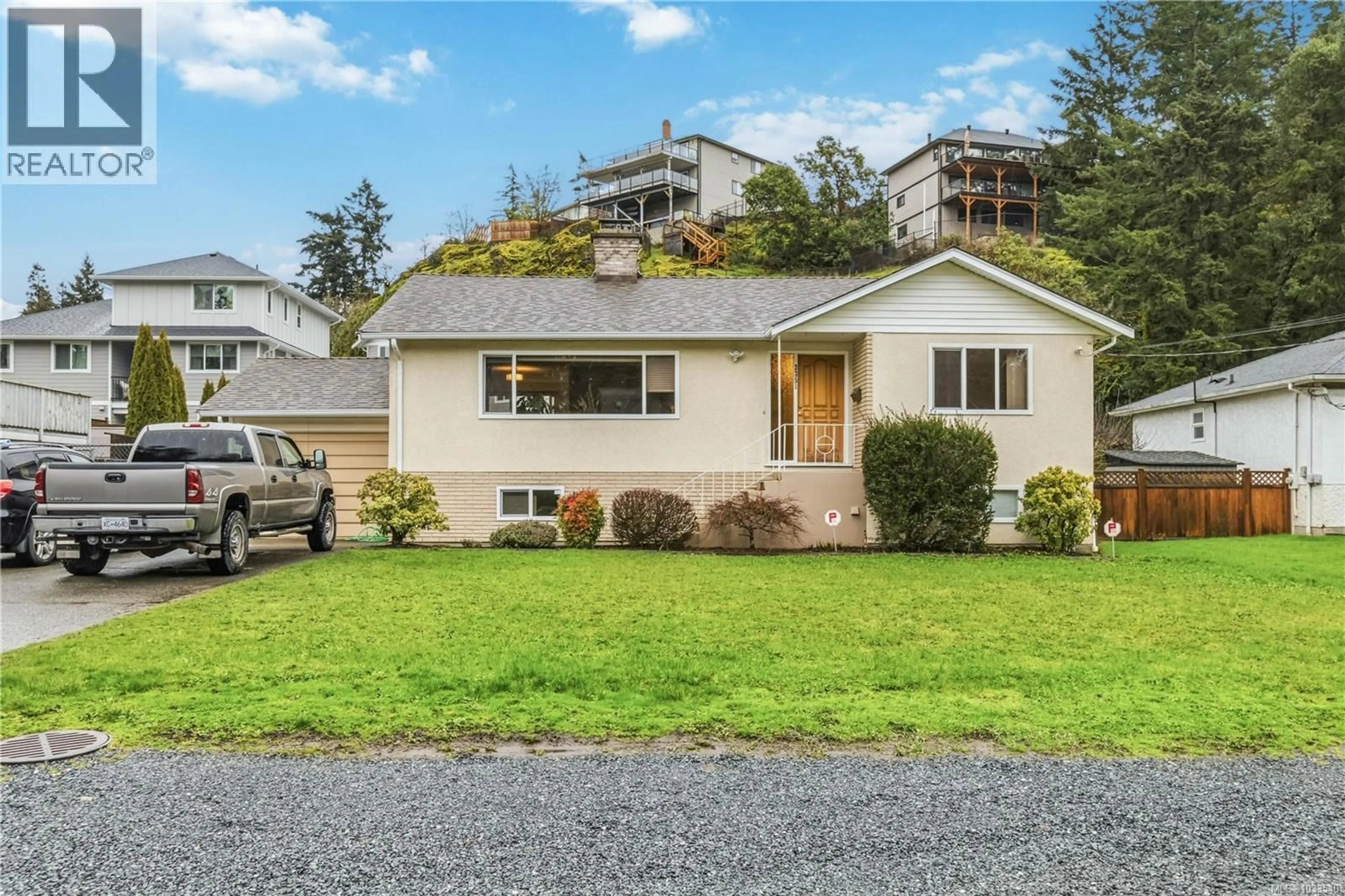 Home with vinyl exterior material, street for 2351 BELLAMY ROAD, Langford British Columbia V9B3M8