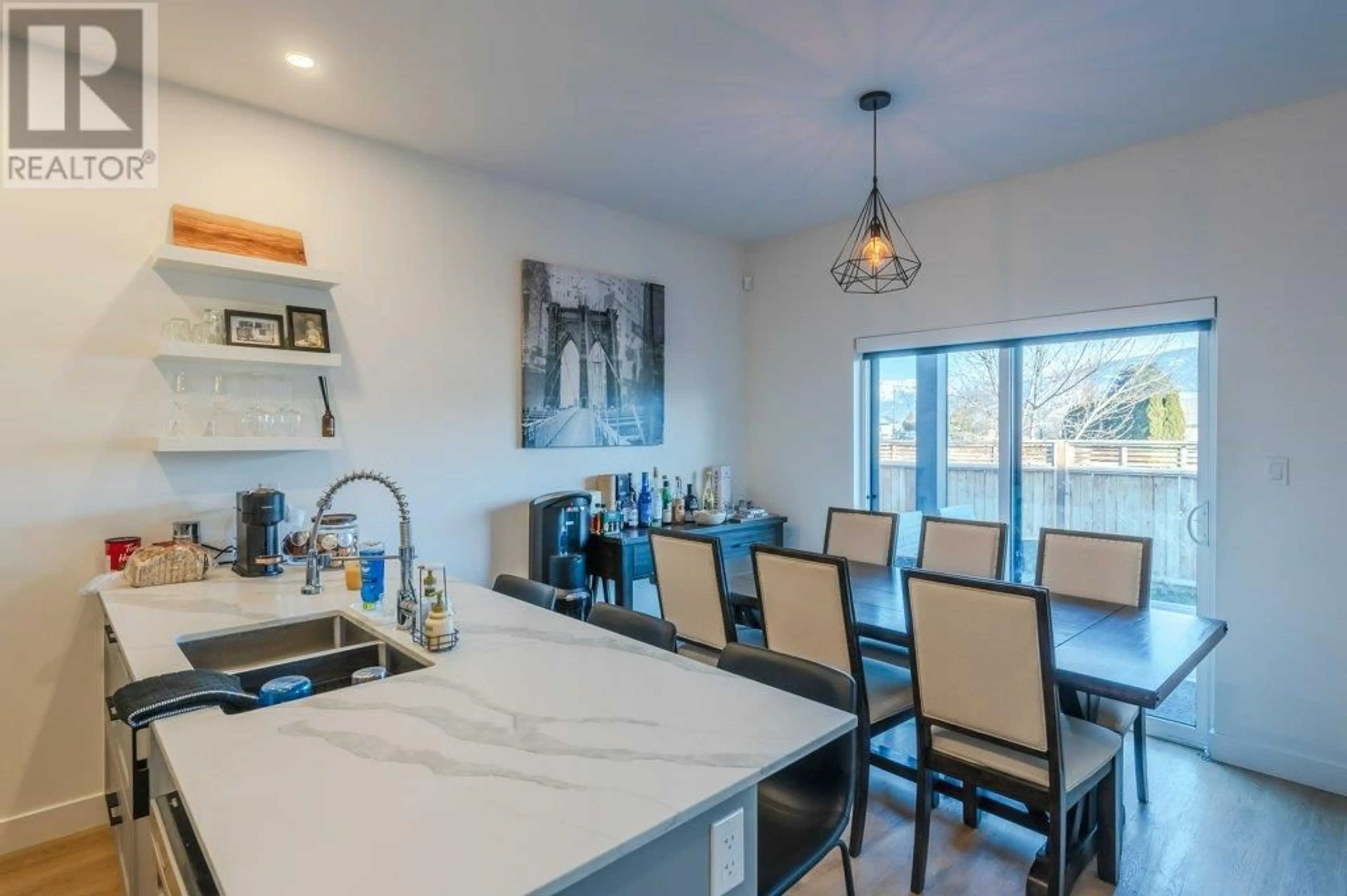 Open concept kitchen, ceramic/tile floor for 5011 TOWGOOD Place Unit# 102, Summerland British Columbia V0H1Z9