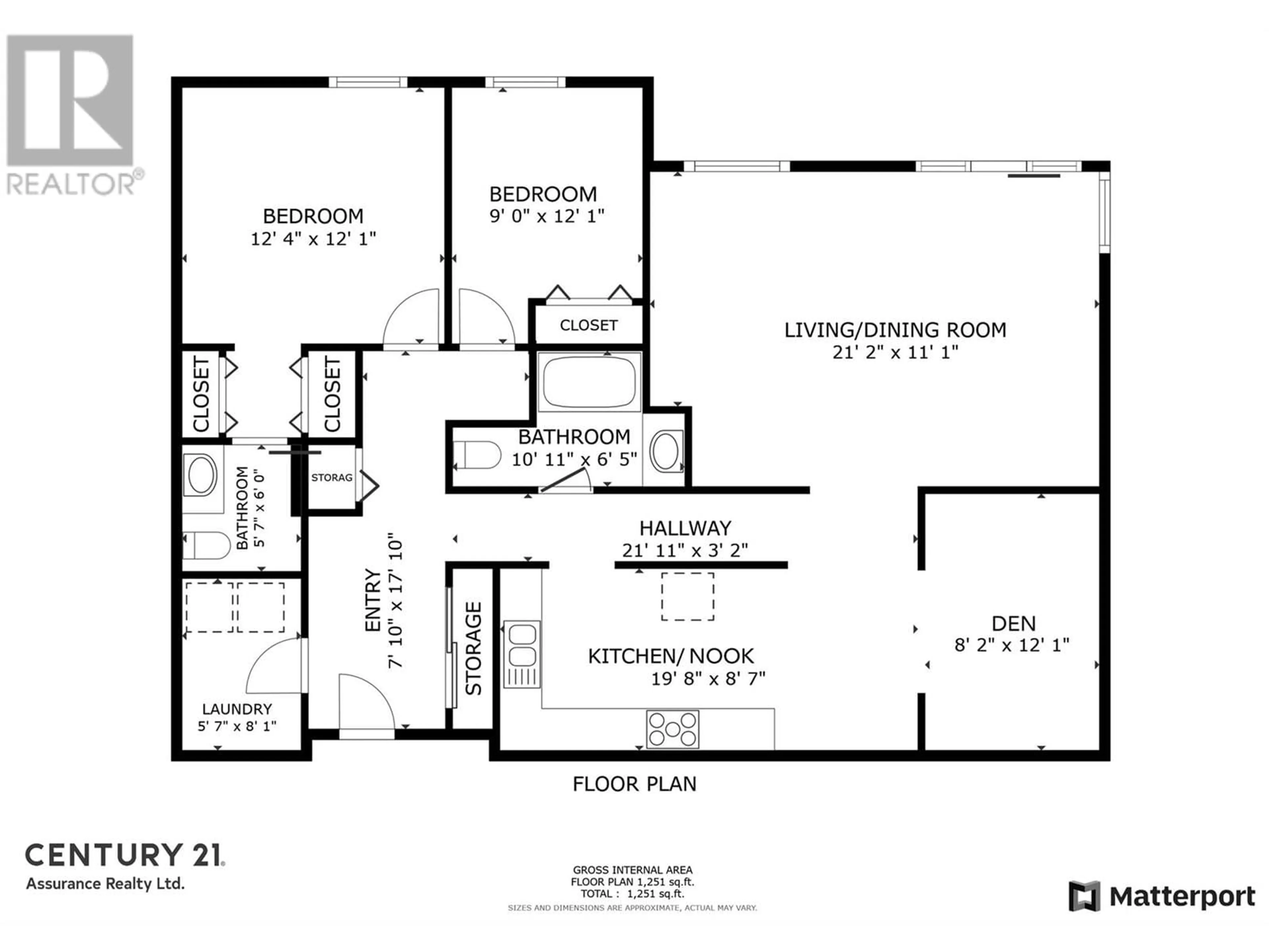 Floor plan for 489 Highway 33 W Unit# 301, Kelowna British Columbia V1X1Y2