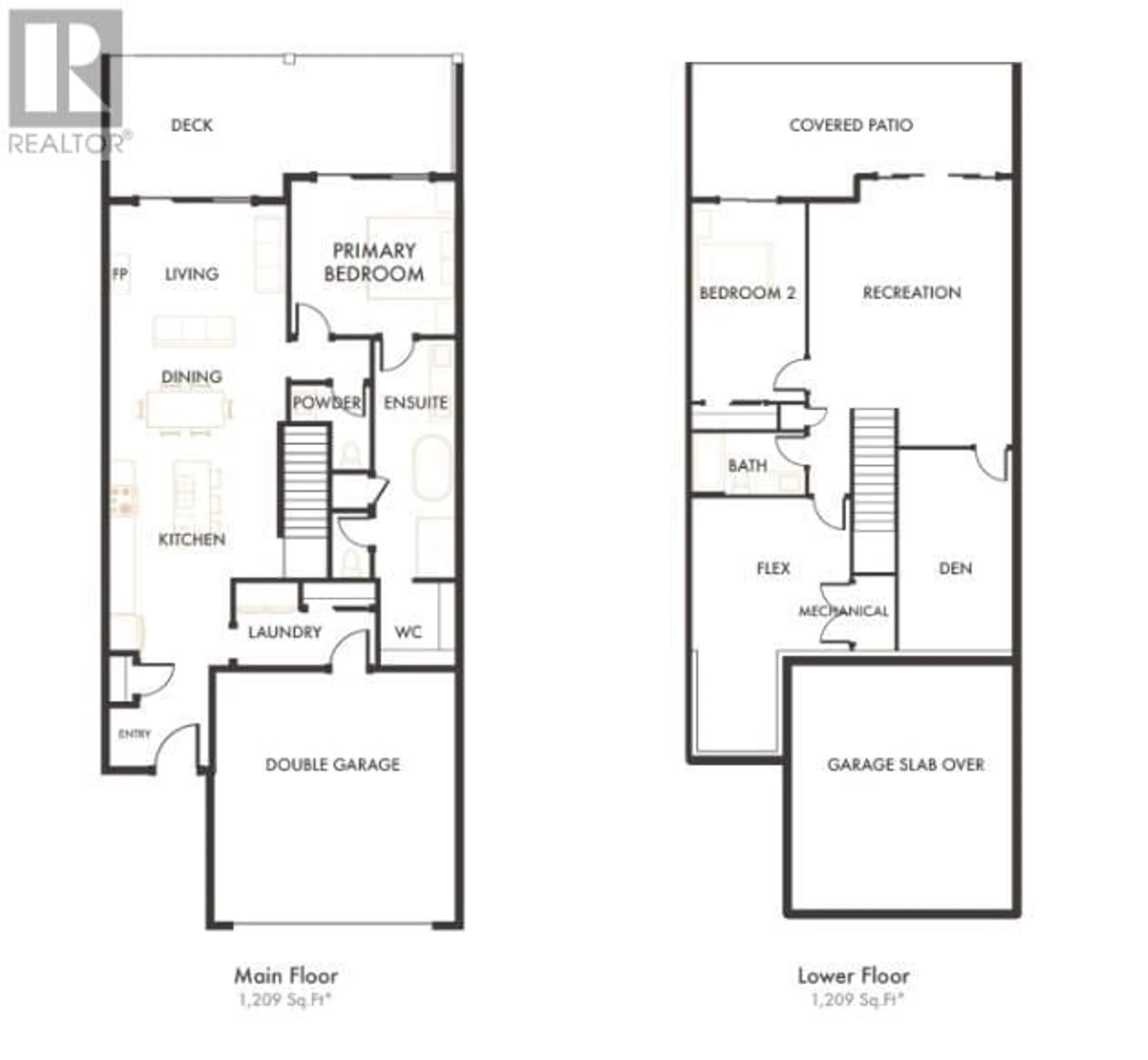 Floor plan for 2 - 2835 CANYON CREST DRIVE, West Kelowna British Columbia V4T0E3