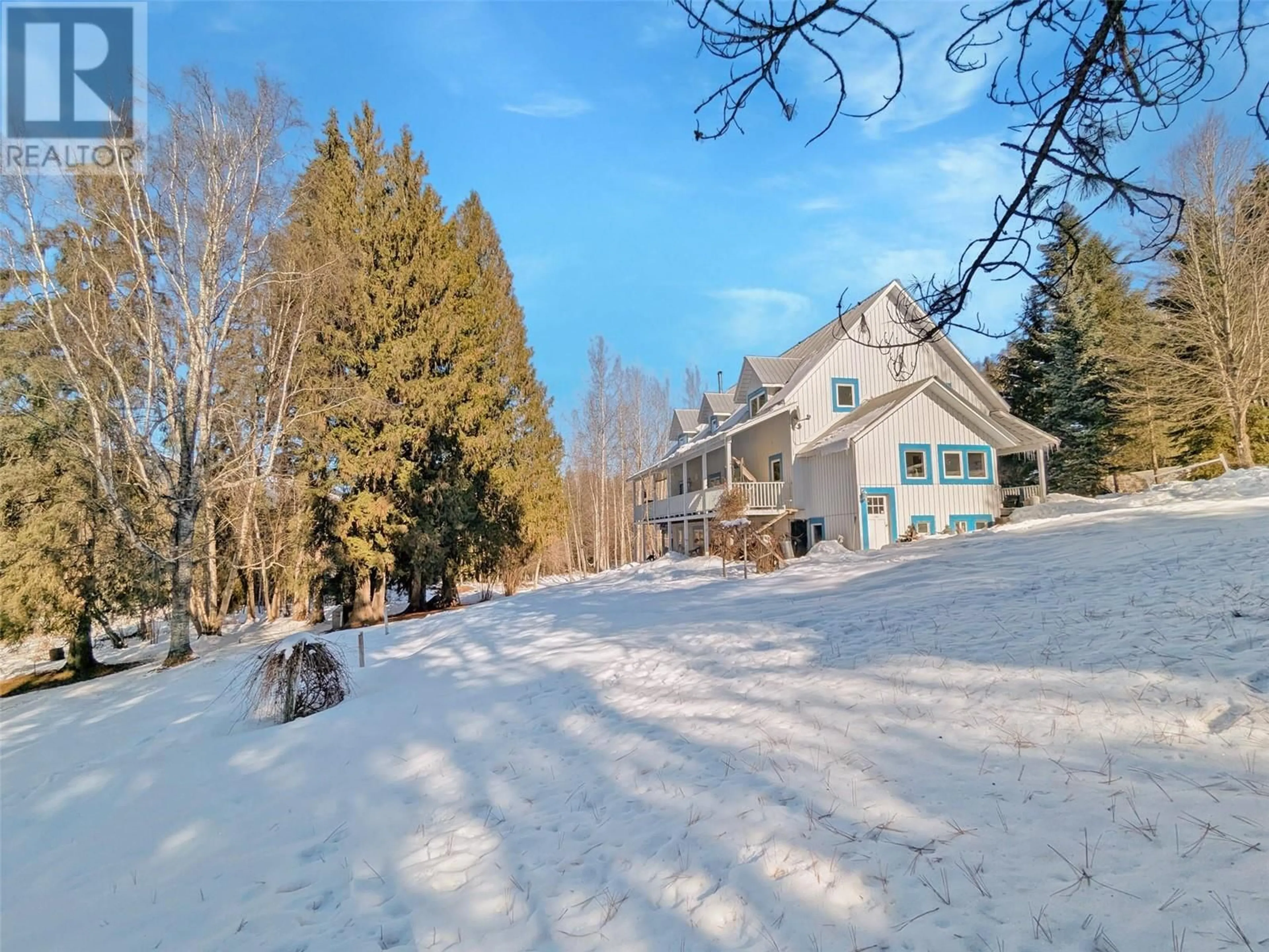 A pic from outside/outdoor area/front of a property/back of a property/a pic from drone, unknown for 6685 6 Highway, Appledale British Columbia V0G2J0