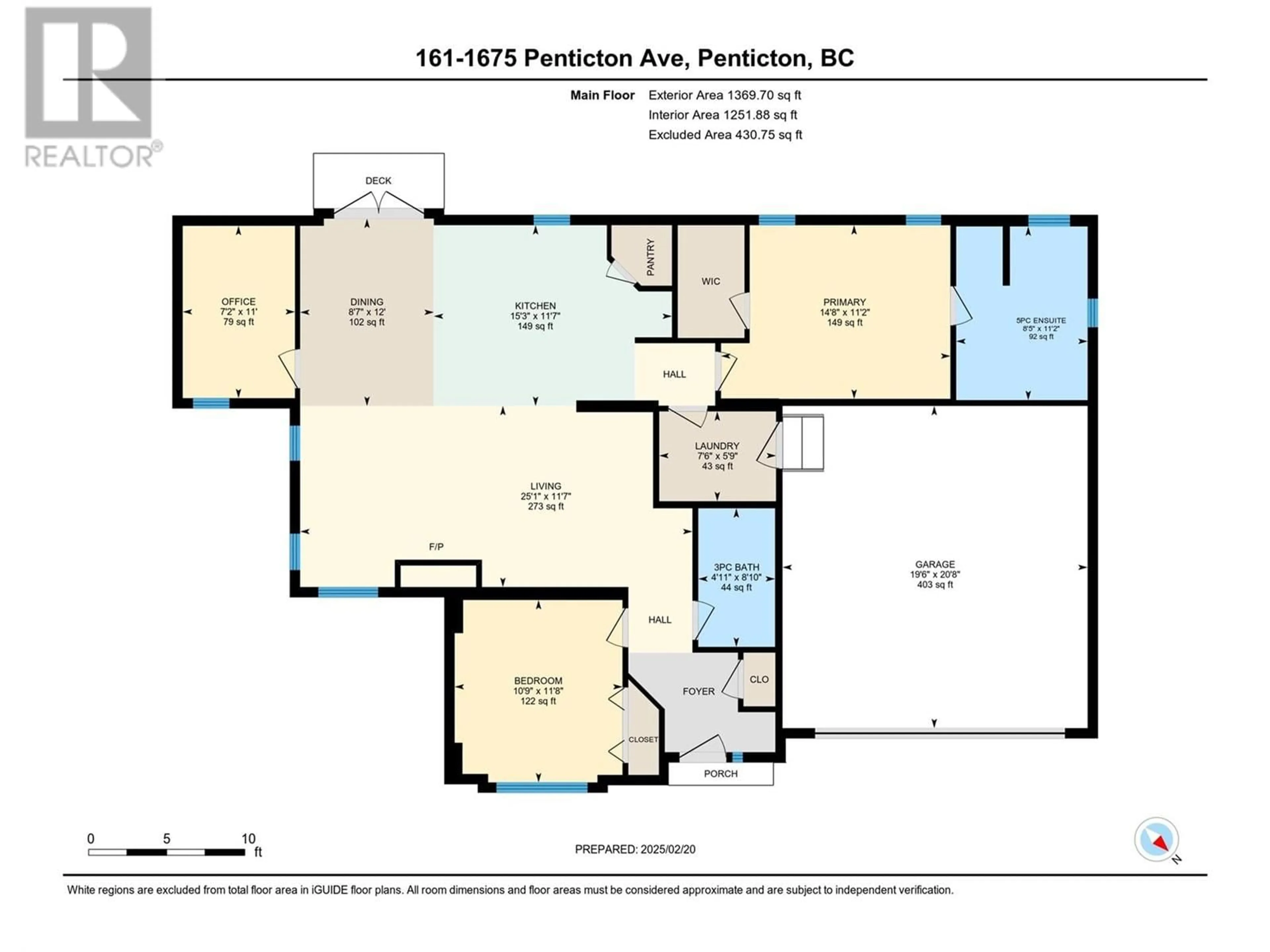Floor plan for 161 - 1675 PENTICTON AVENUE, Penticton British Columbia V2A9E2