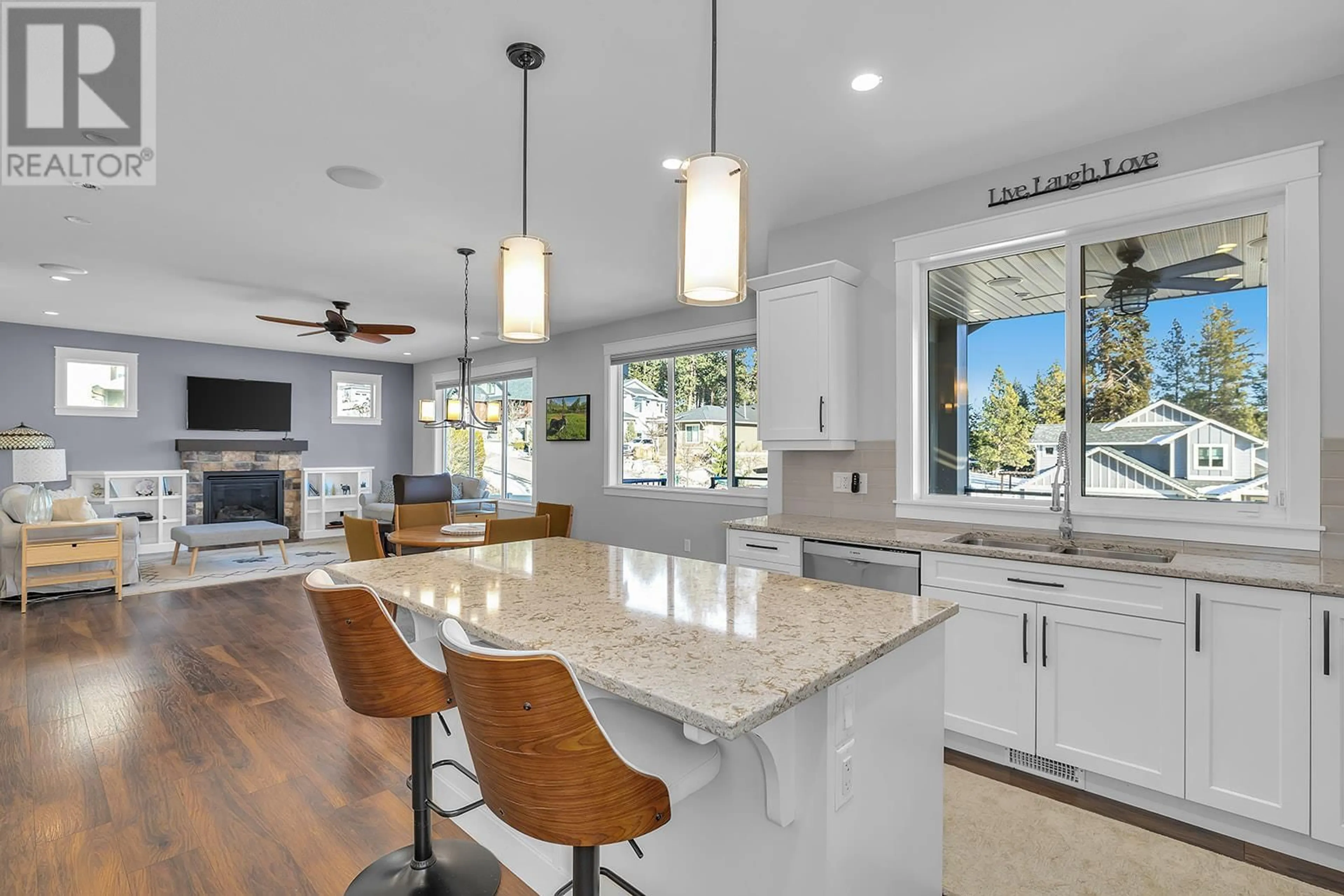 Open concept kitchen, ceramic/tile floor for 2358 TALLUS GREEN CRESCENT, West Kelowna British Columbia V4T3K4