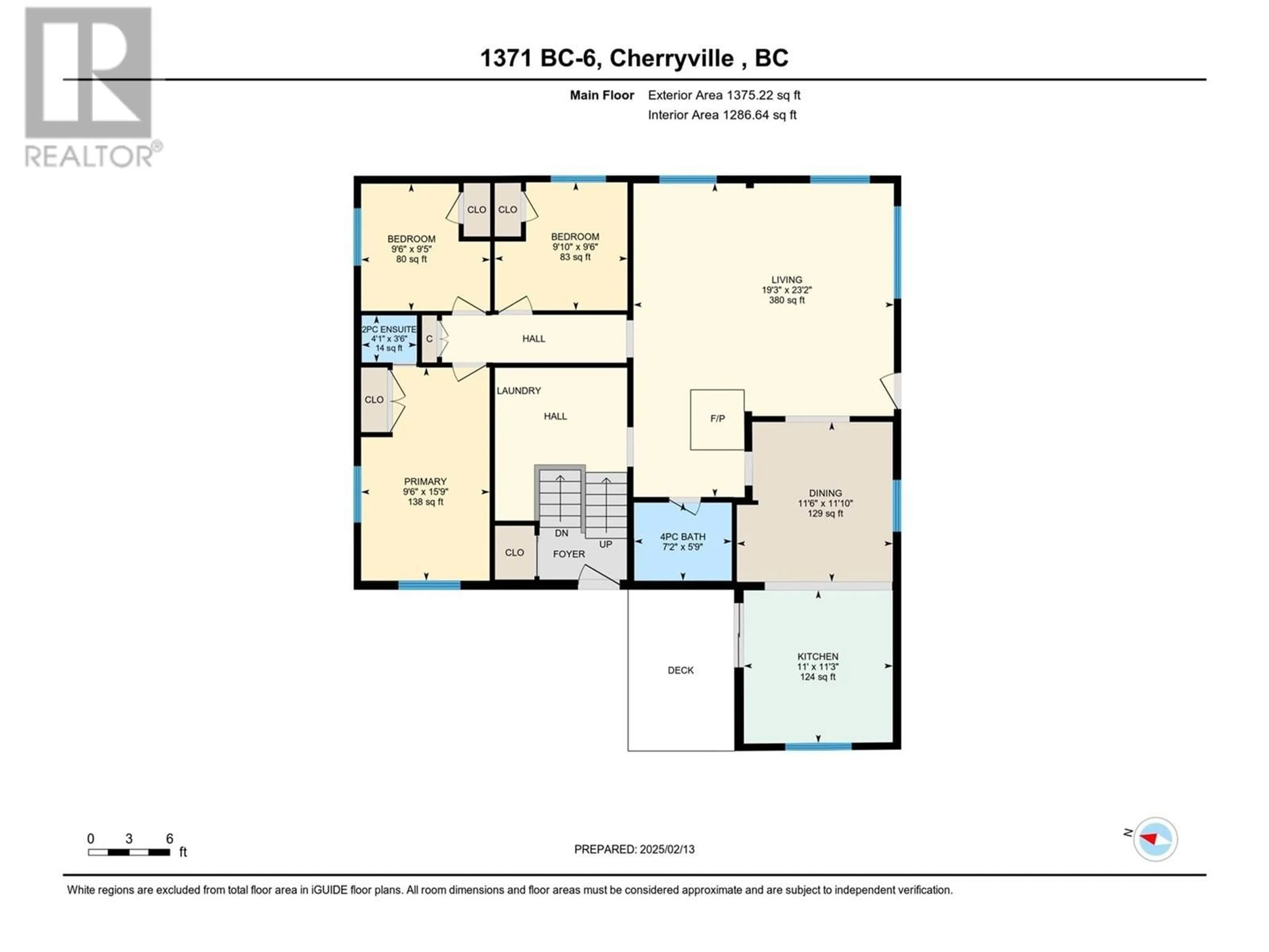 Floor plan for 1371 6 Highway, Cherryville British Columbia V0E2G1