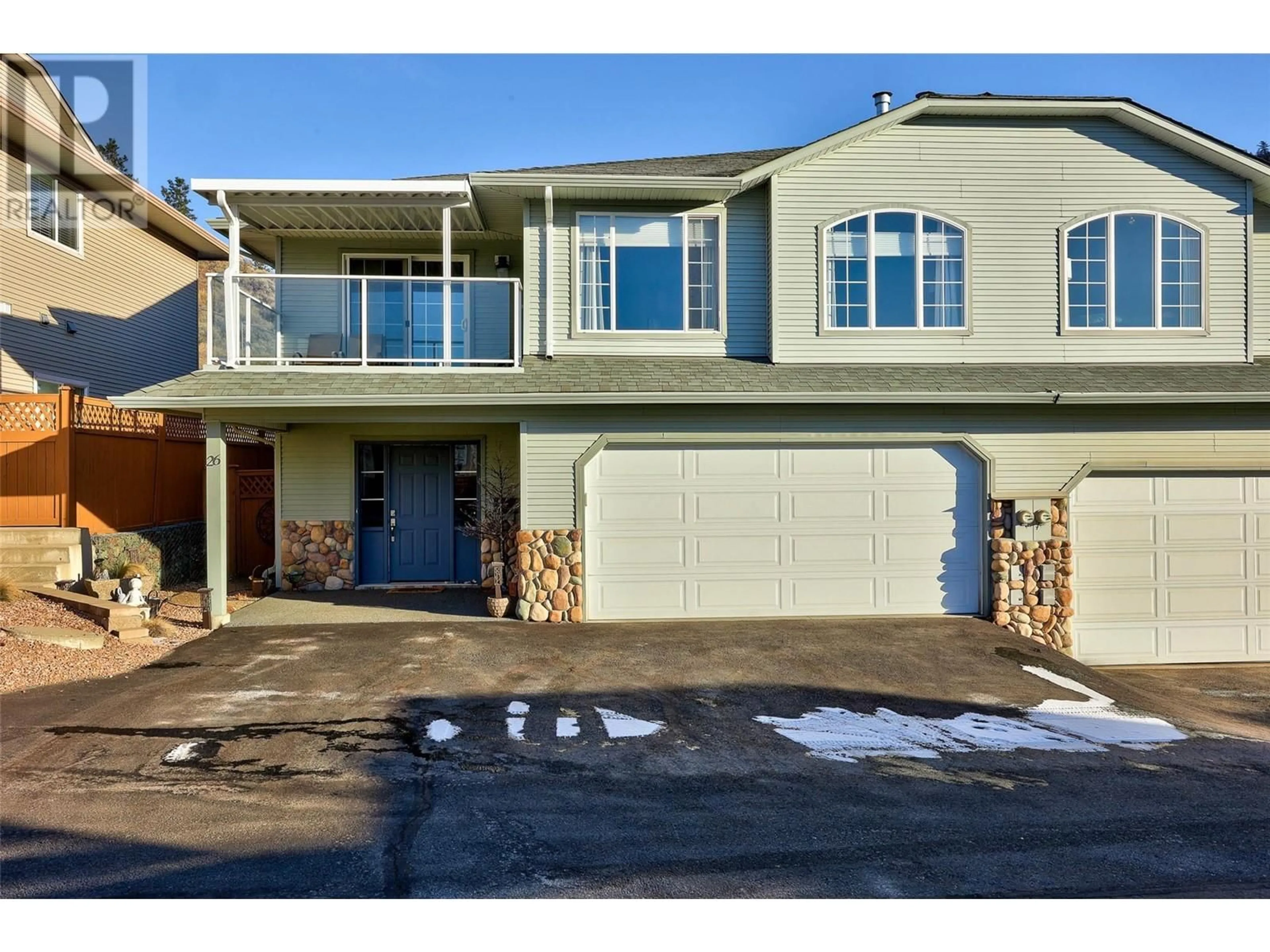 Home with vinyl exterior material, street for 2210 Qu'Appelle Boulevard Unit# 26, Kamloops British Columbia V2E2S4