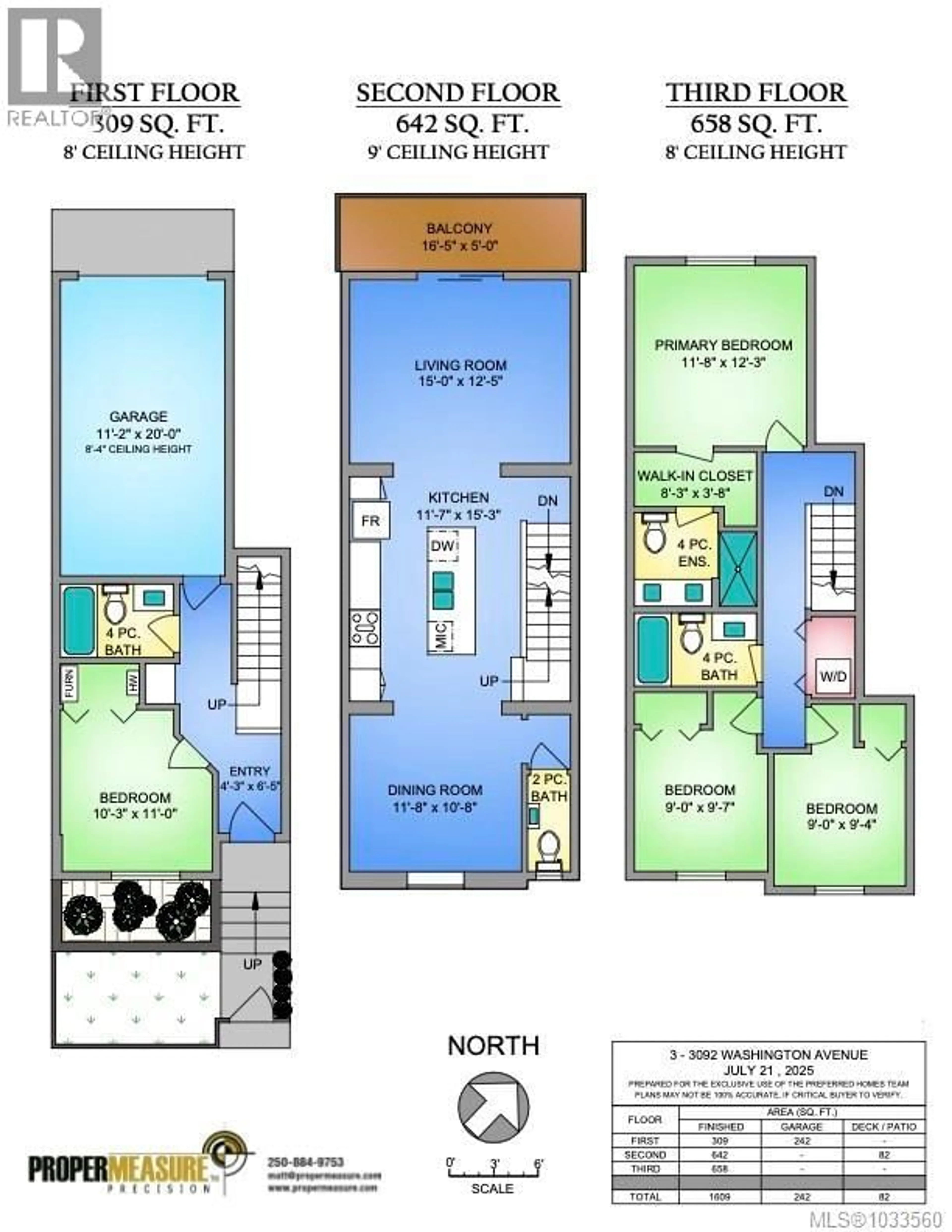Floor plan for 3 - 3092 WASHINGTON AVENUE, Victoria British Columbia V9A0J5