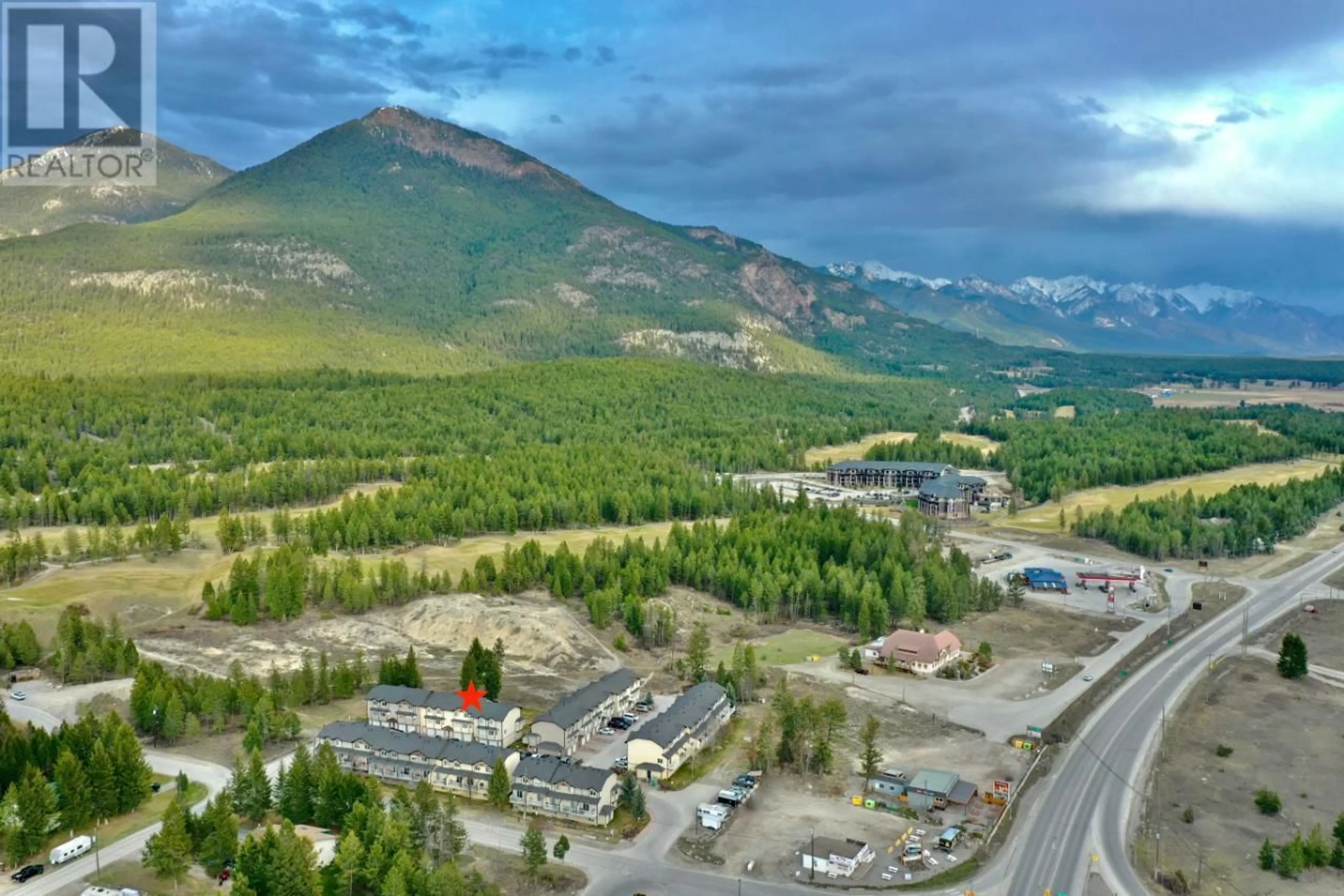 A pic from outside/outdoor area/front of a property/back of a property/a pic from drone, mountain view for 200 BLACK FOREST Trail Unit# 508, Invermere British Columbia V0A1K2