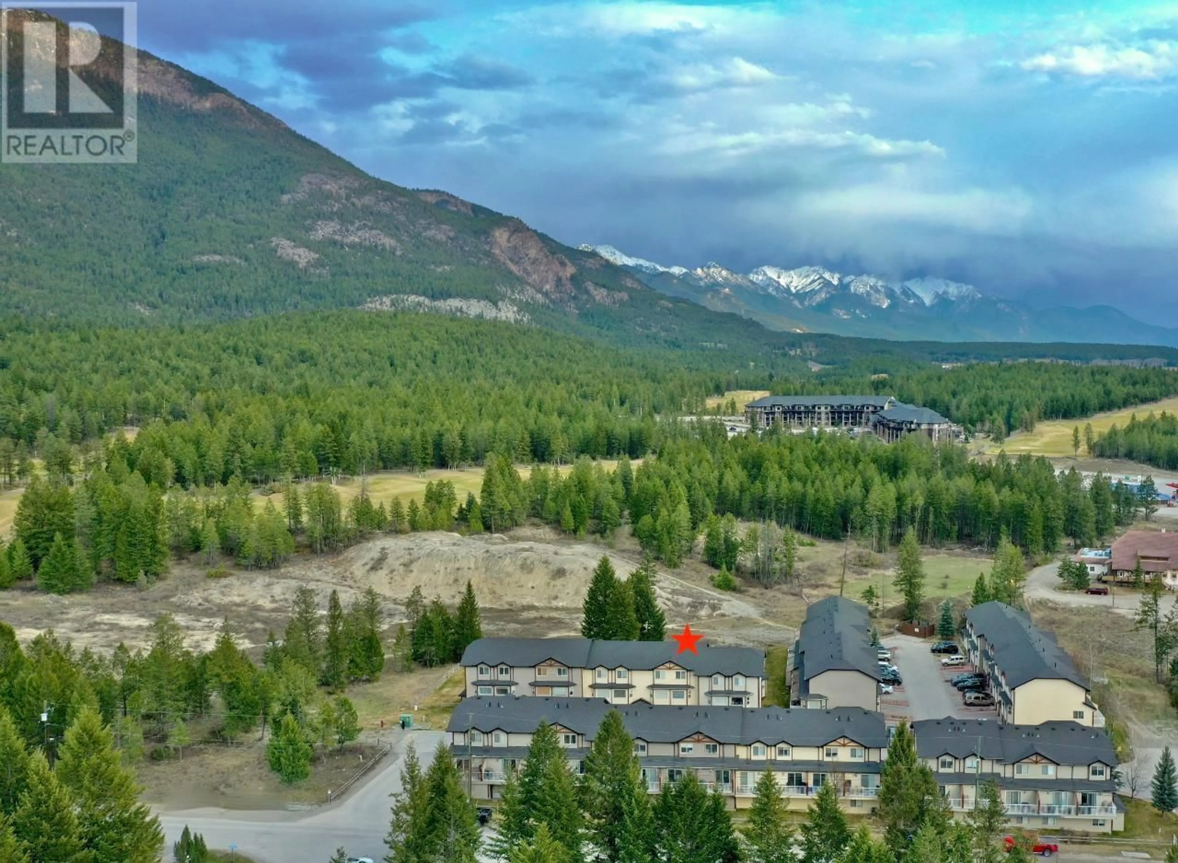 A pic from outside/outdoor area/front of a property/back of a property/a pic from drone, mountain view for 200 BLACK FOREST Trail Unit# 508, Invermere British Columbia V0A1K2