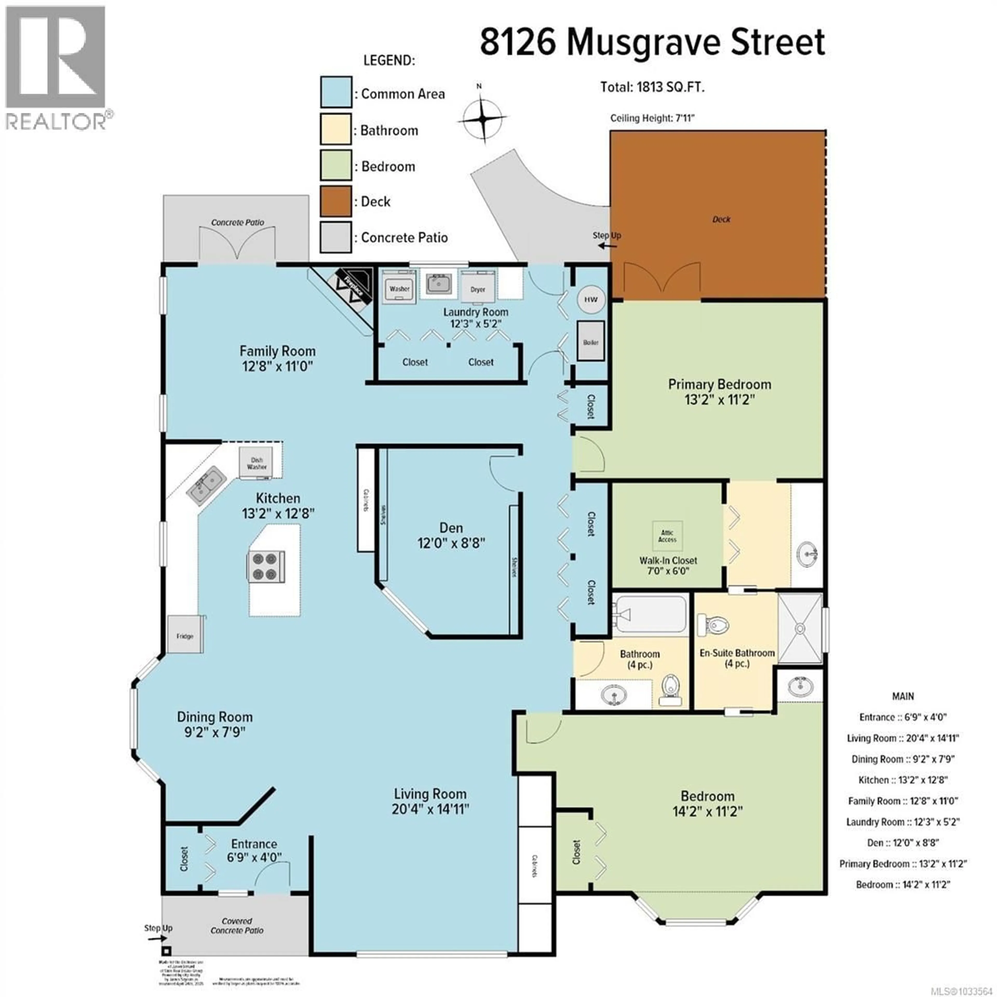 Floor plan for 8126 MUSGRAVE STREET, Crofton British Columbia V0R1R0
