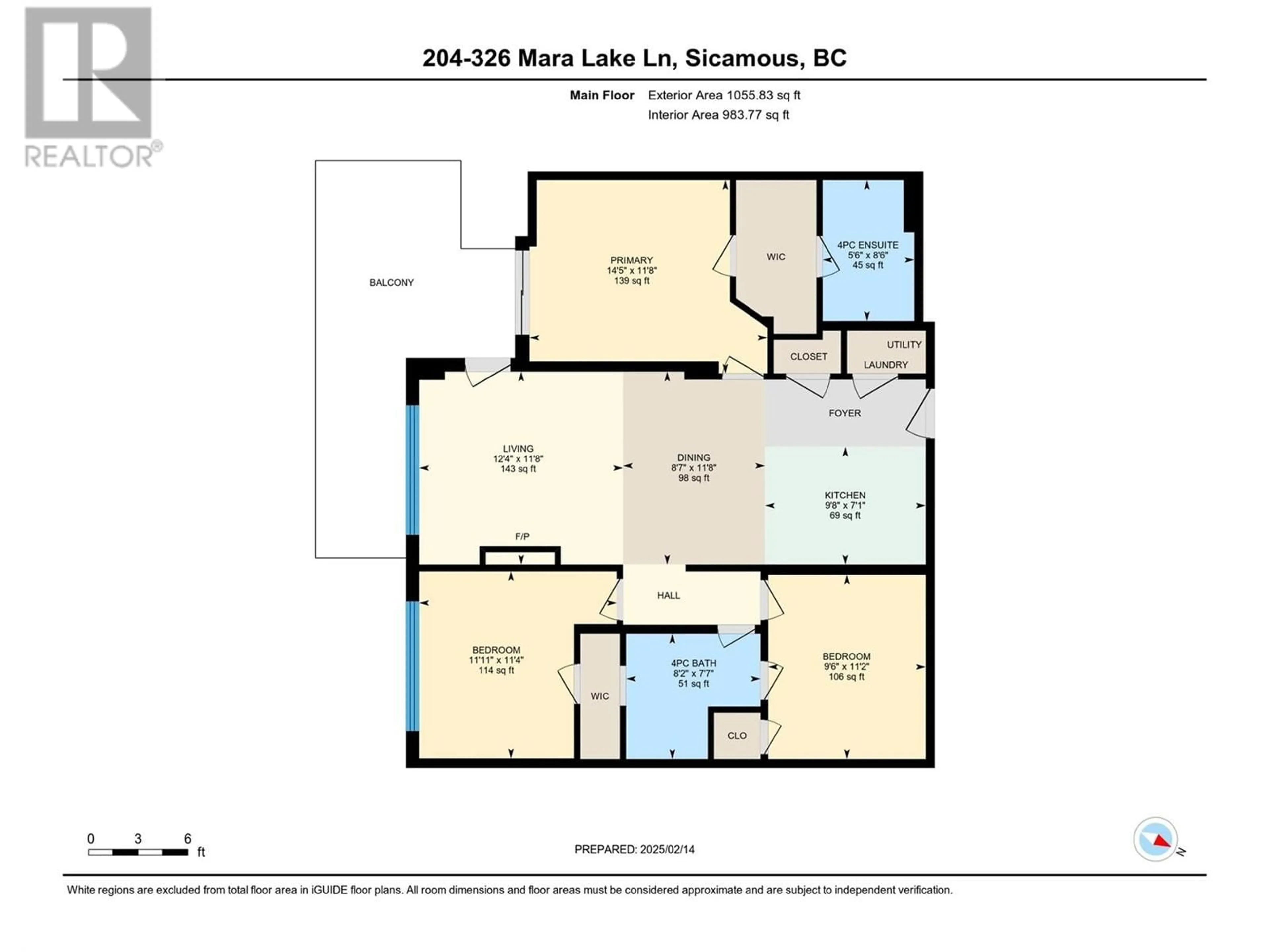 Floor plan for 326 Mara Lake Lane Unit# 204, Sicamous British Columbia V0E2V0