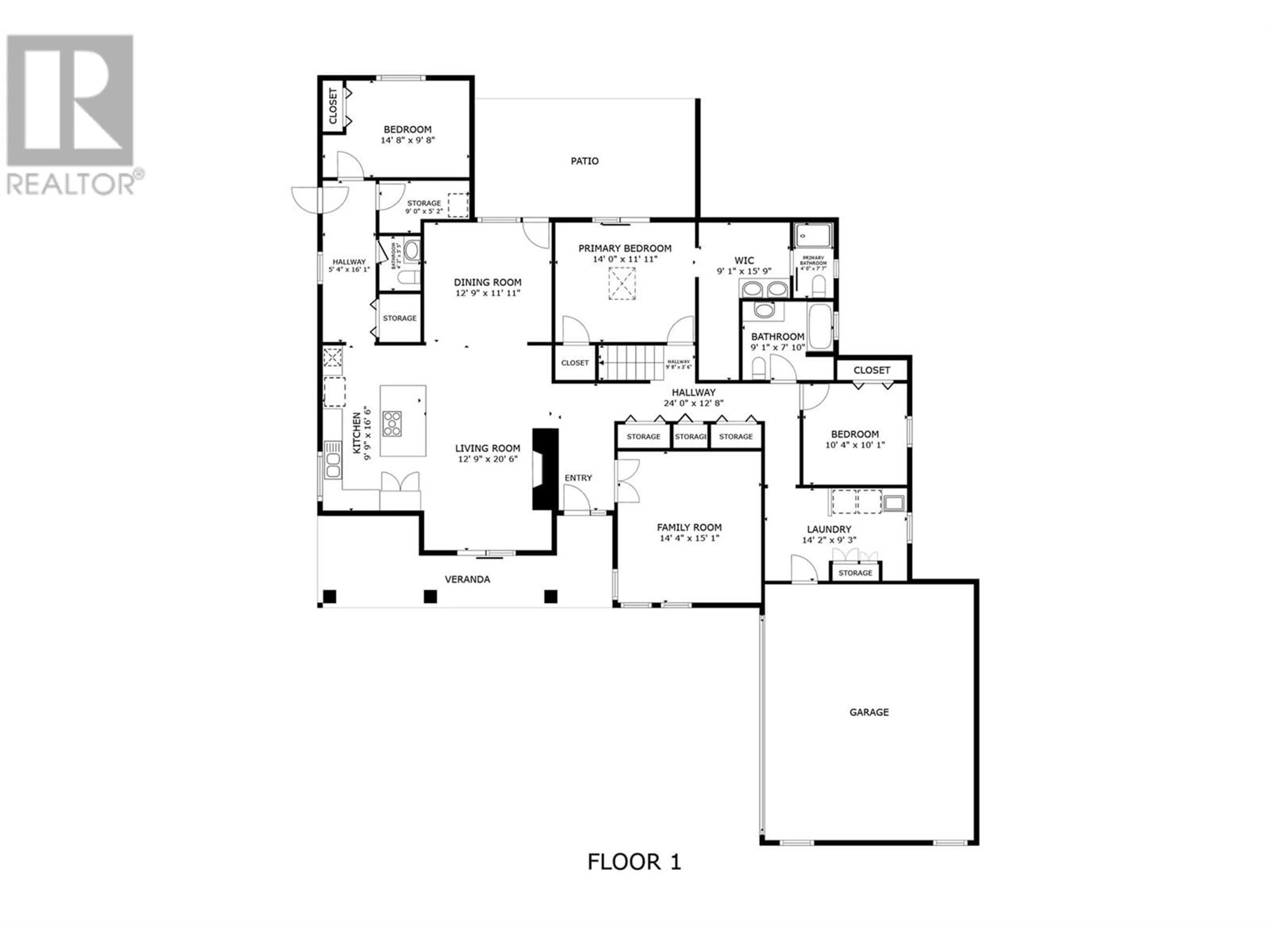 Floor plan for 2148 ALEXANDER PLACE, West Kelowna British Columbia V1Z2X5