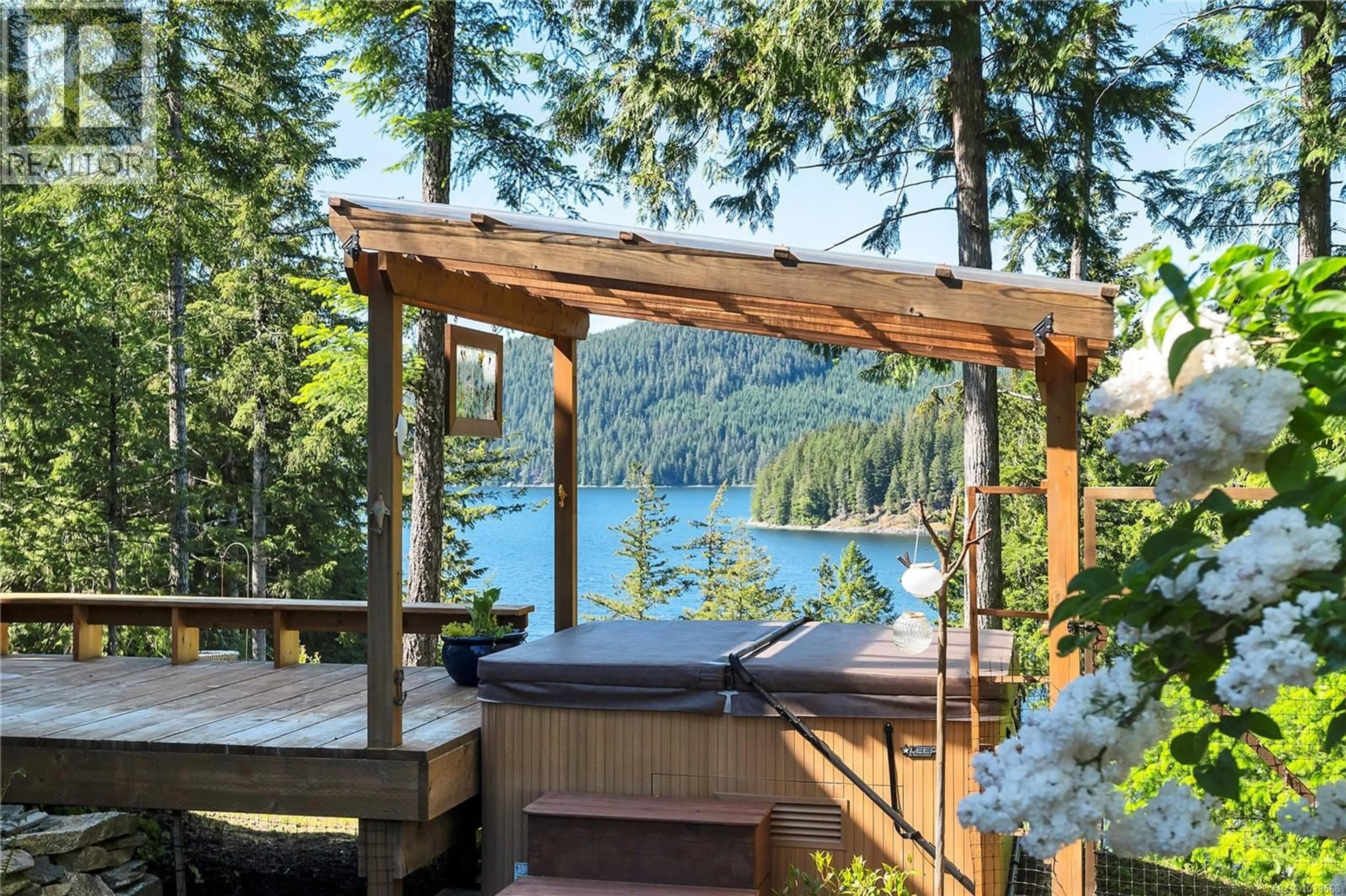 Patio, water/lake/river/ocean view for 1676 KANISH VIEW DRIVE, Quadra Island British Columbia V0P1H0