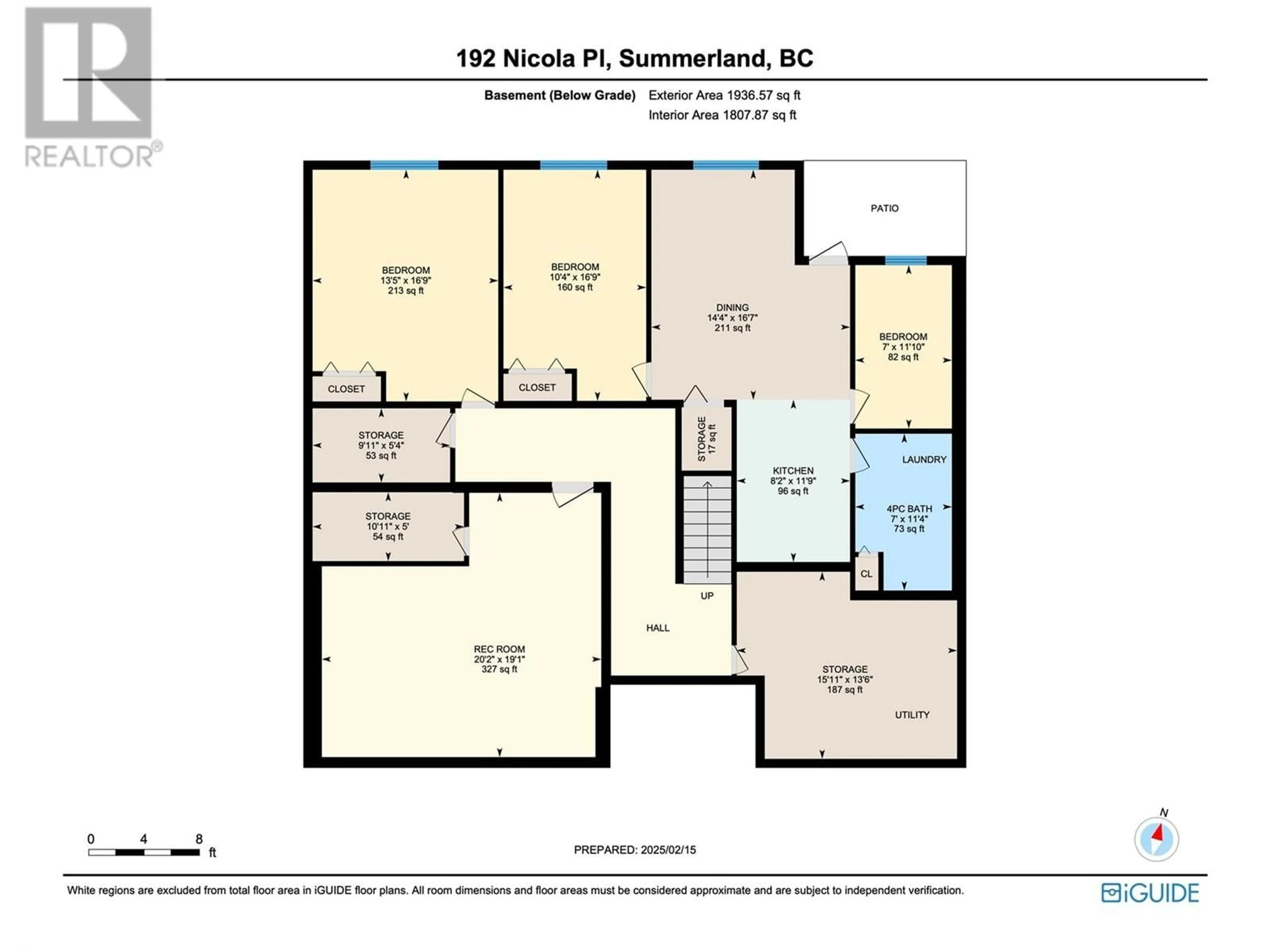 Floor plan for 192 Nicola Place, Summerland British Columbia V0H1Z2