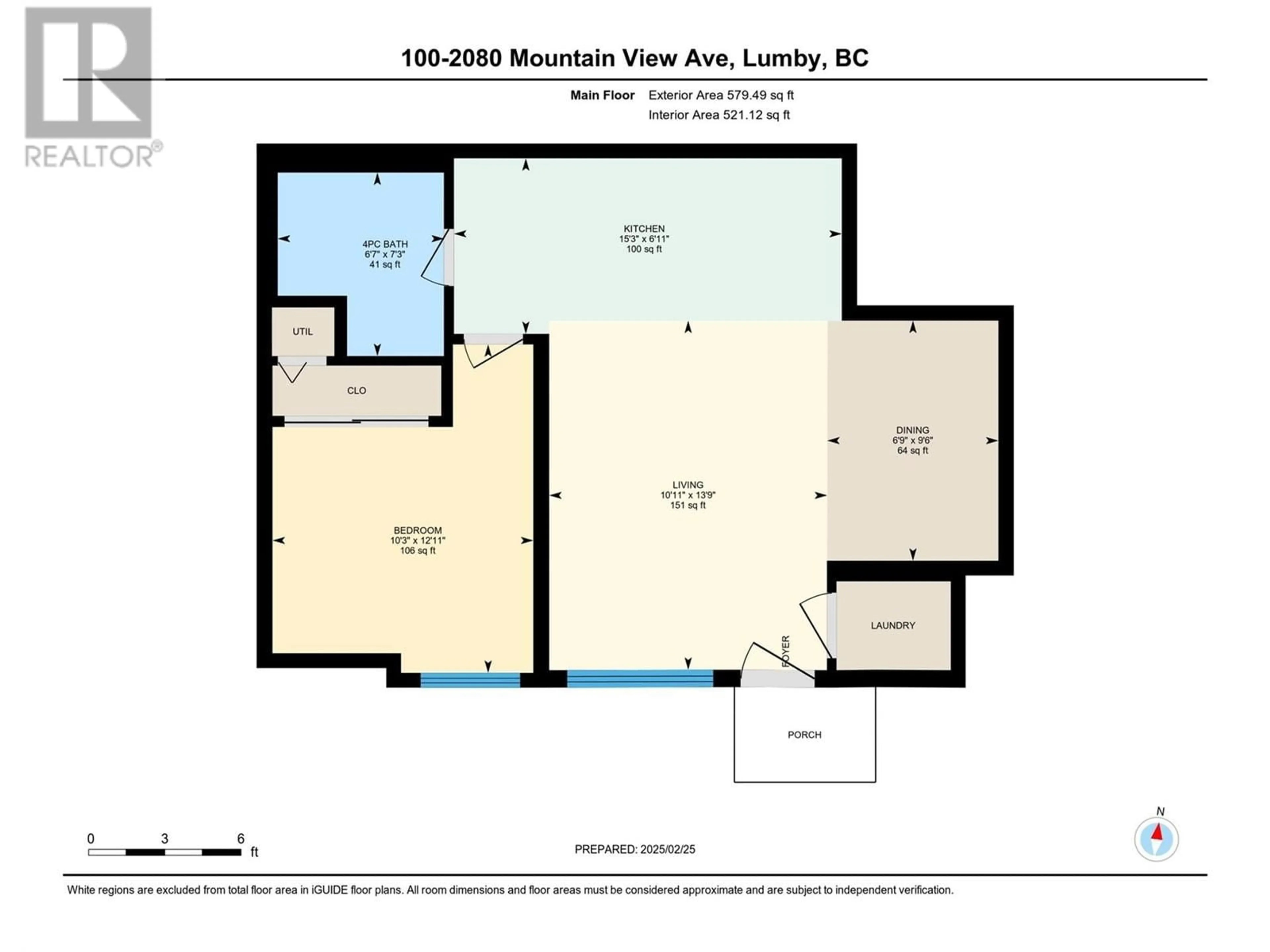 Floor plan for 2080 Mountain View Avenue Unit# 100 Lot#, Lumby British Columbia V0E2G0