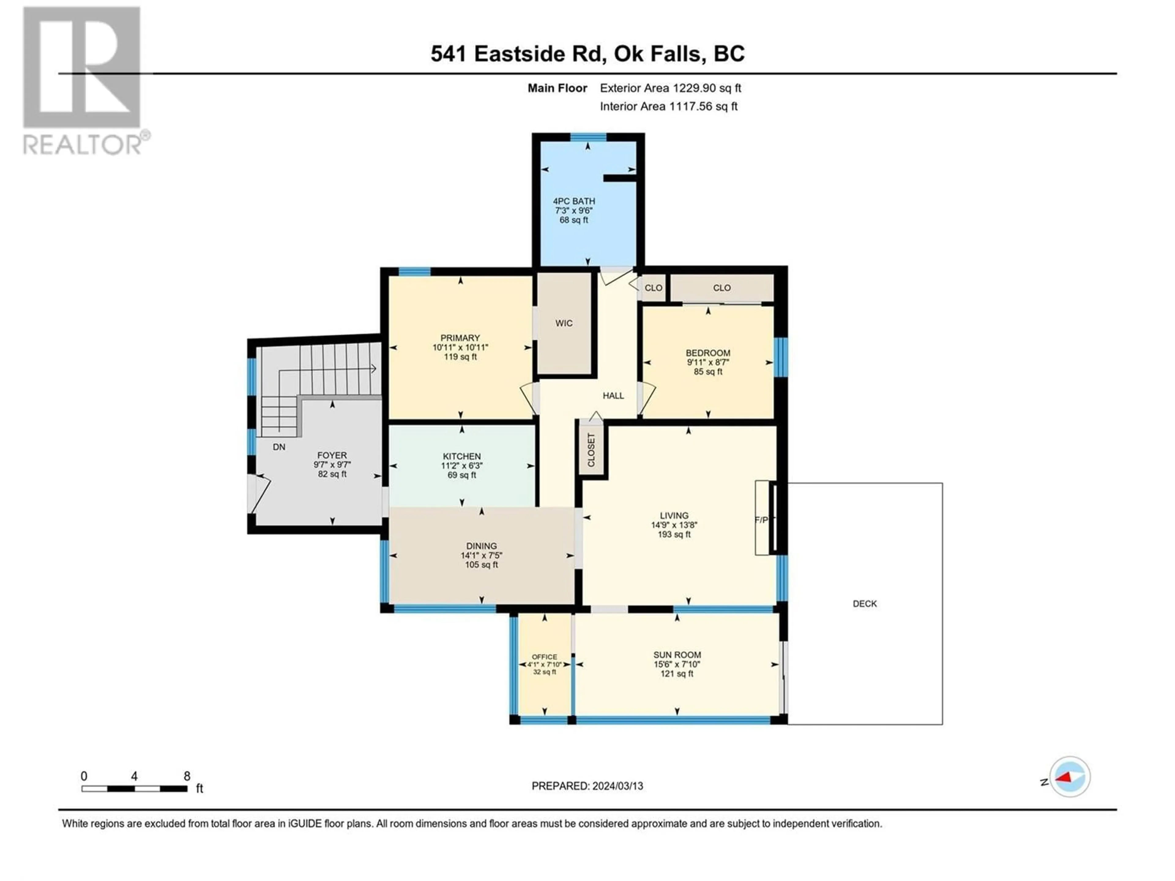 Floor plan for 541 Eastside Road, Okanagan Falls British Columbia V0H1R5