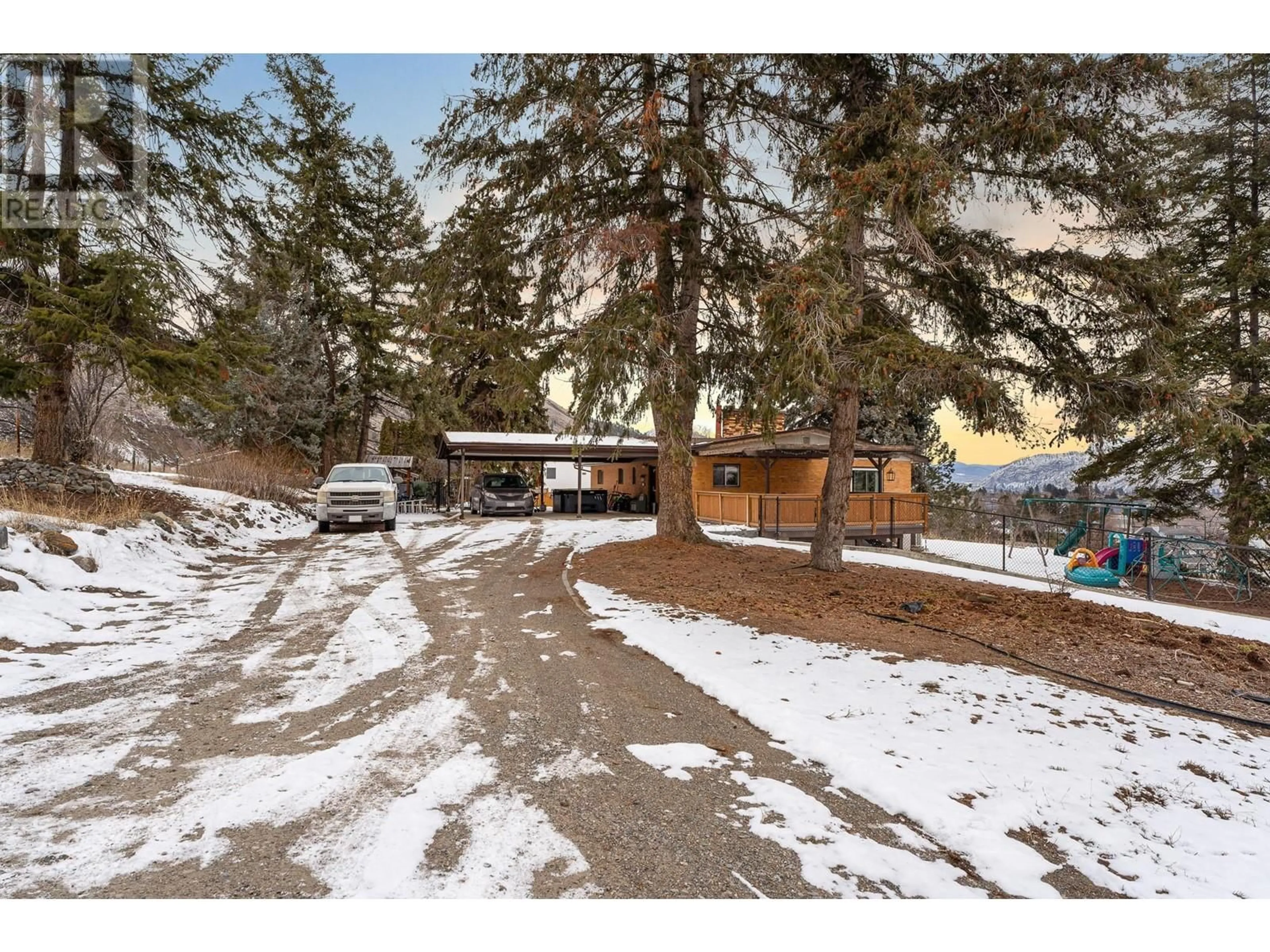 A pic from outside/outdoor area/front of a property/back of a property/a pic from drone, unknown for 3120 DOHM Road, Kamloops British Columbia V2B7L8