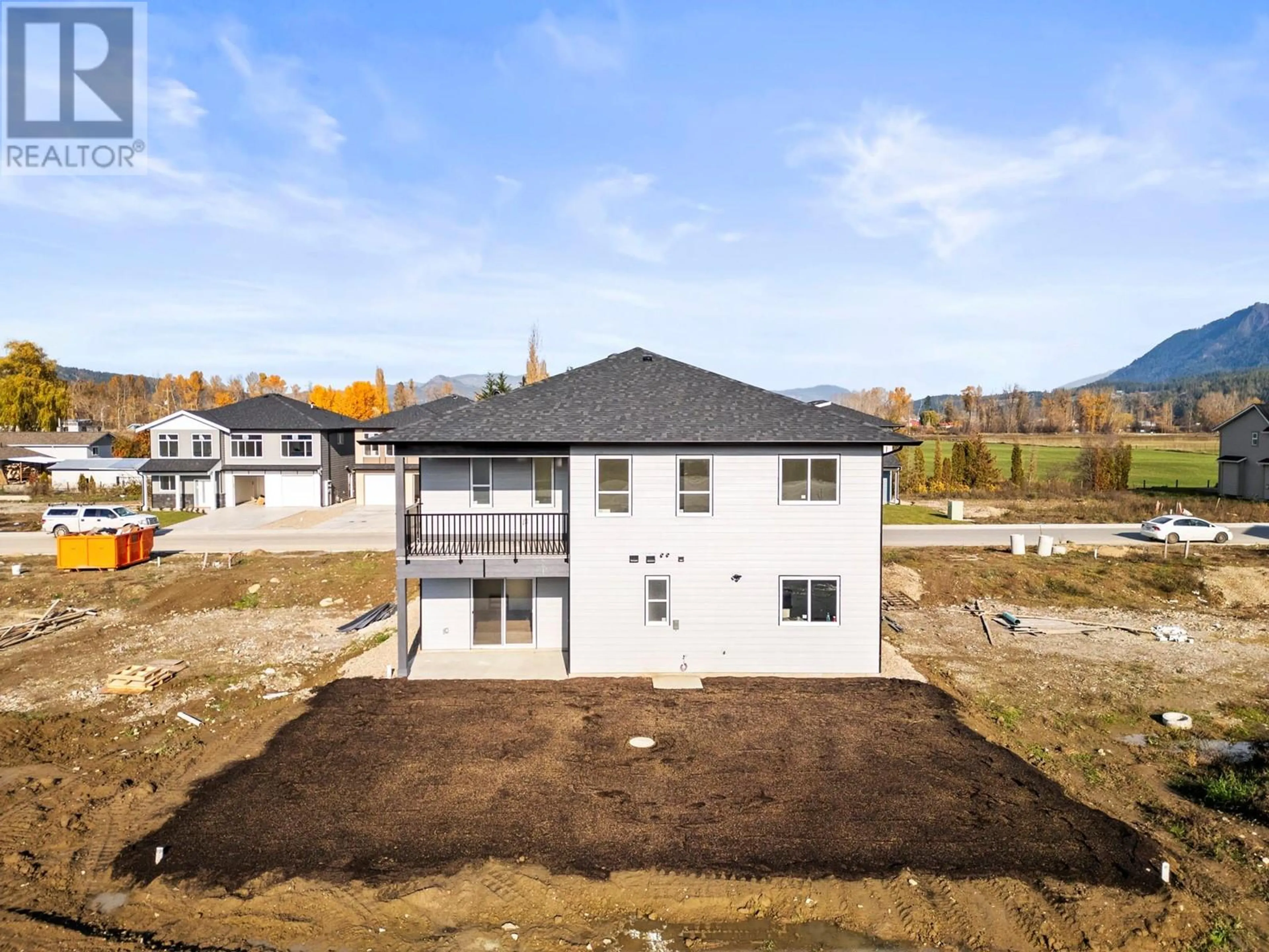 A pic from outside/outdoor area/front of a property/back of a property/a pic from drone, building for 2220 HEITMAN STREET, Enderby British Columbia V0E1V2
