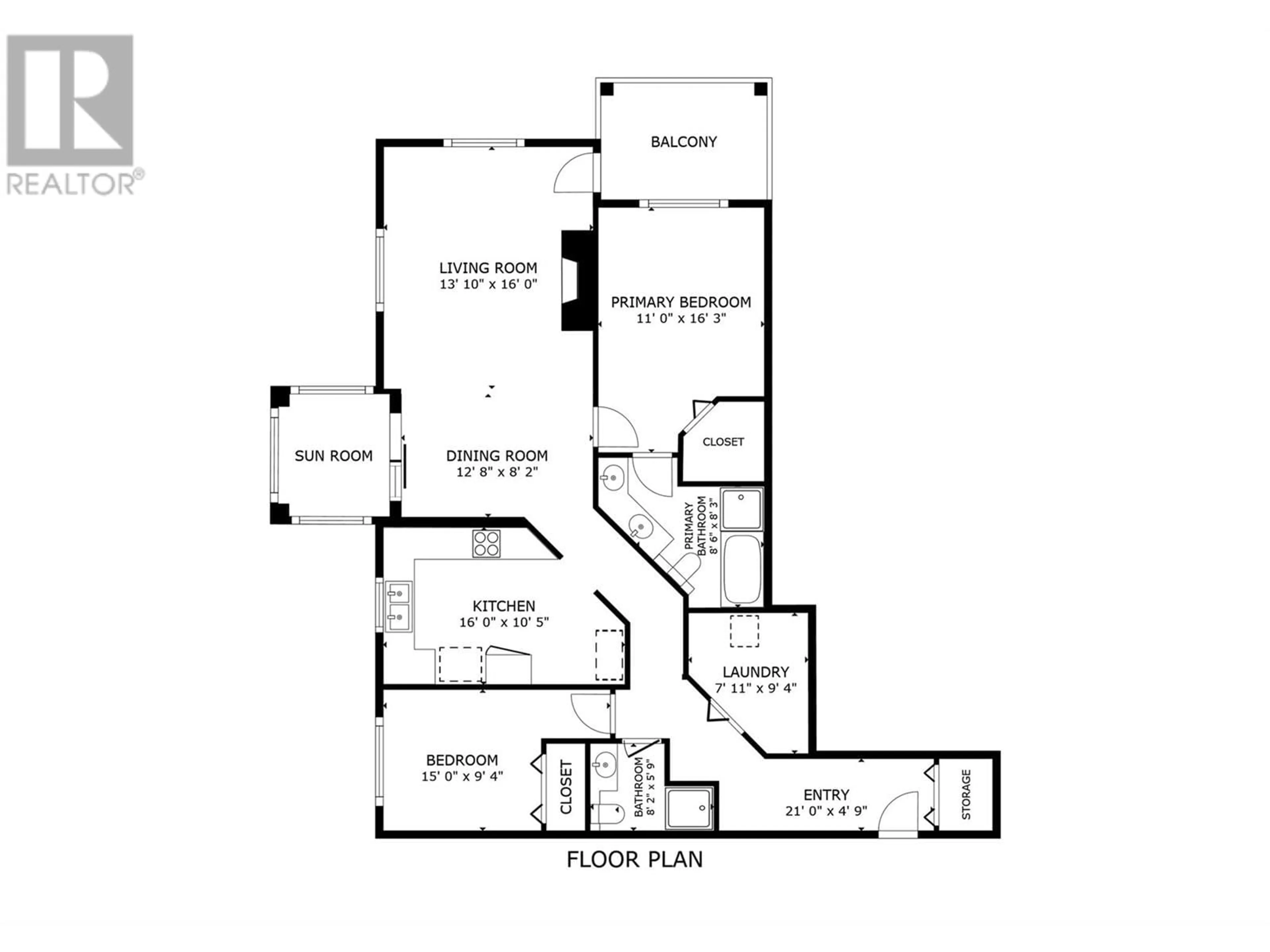 Floor plan for 555 Houghton Road Unit# 216, Kelowna British Columbia V1X7P9