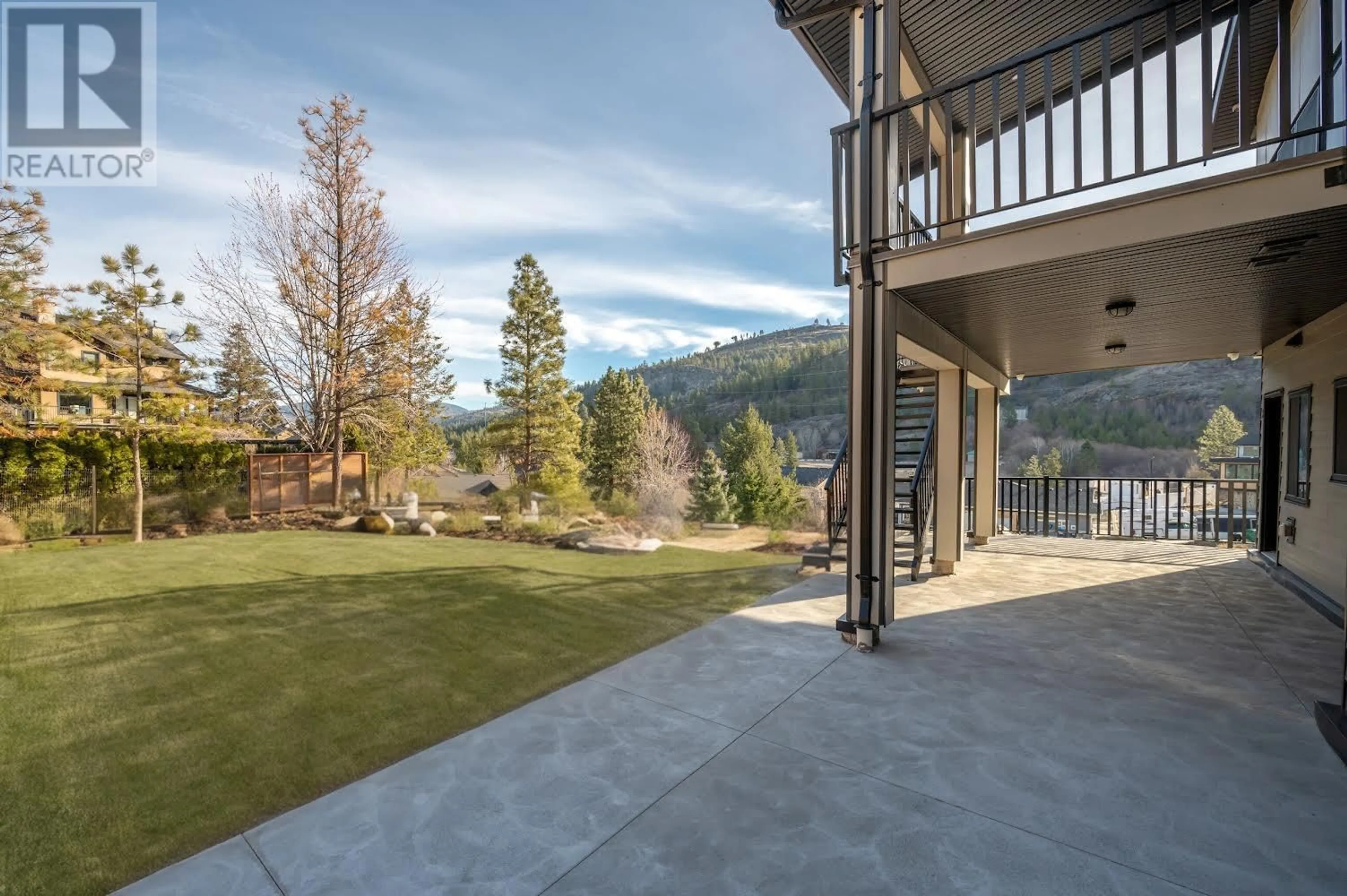 Patio, mountain view for 3271 Evergreen Drive, Penticton British Columbia V2A9A9