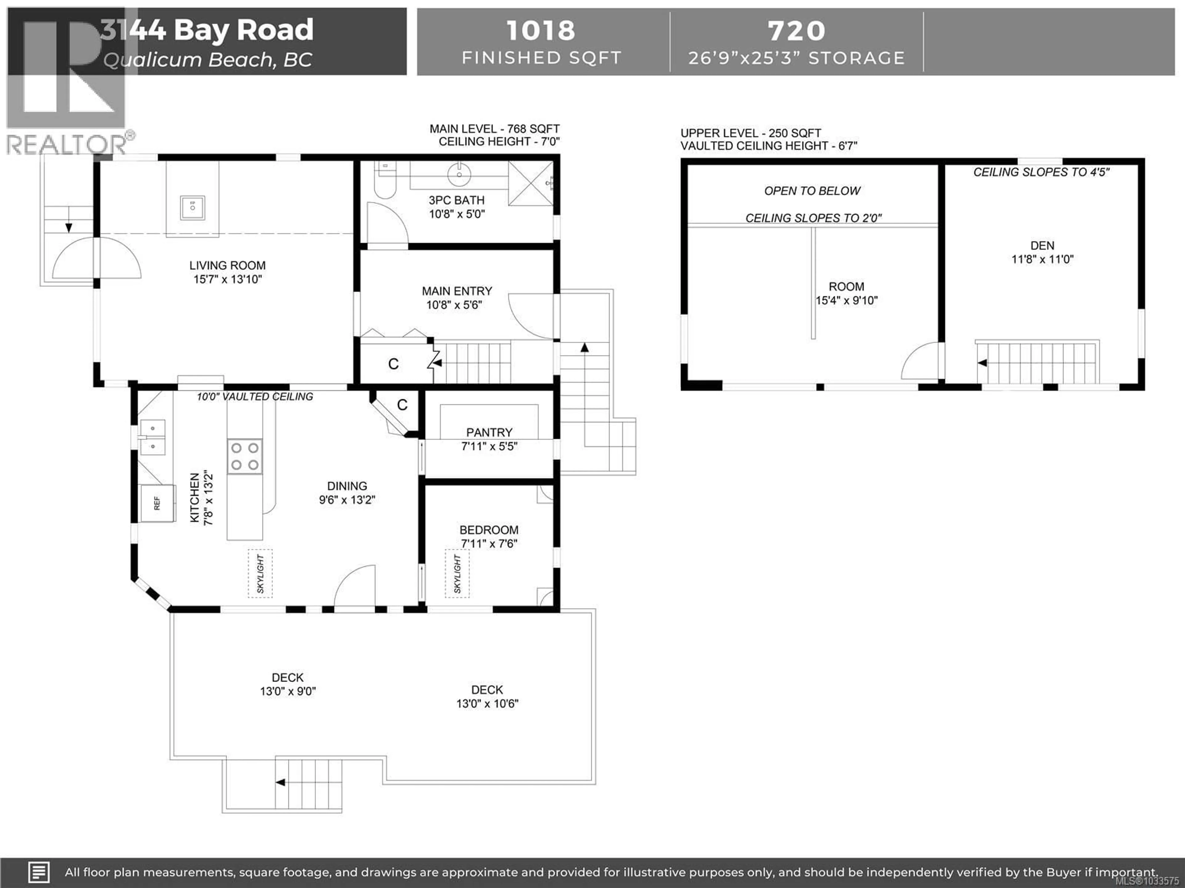 Floor plan for 3144 BAY ROAD, Qualicum Beach British Columbia V9K2L7
