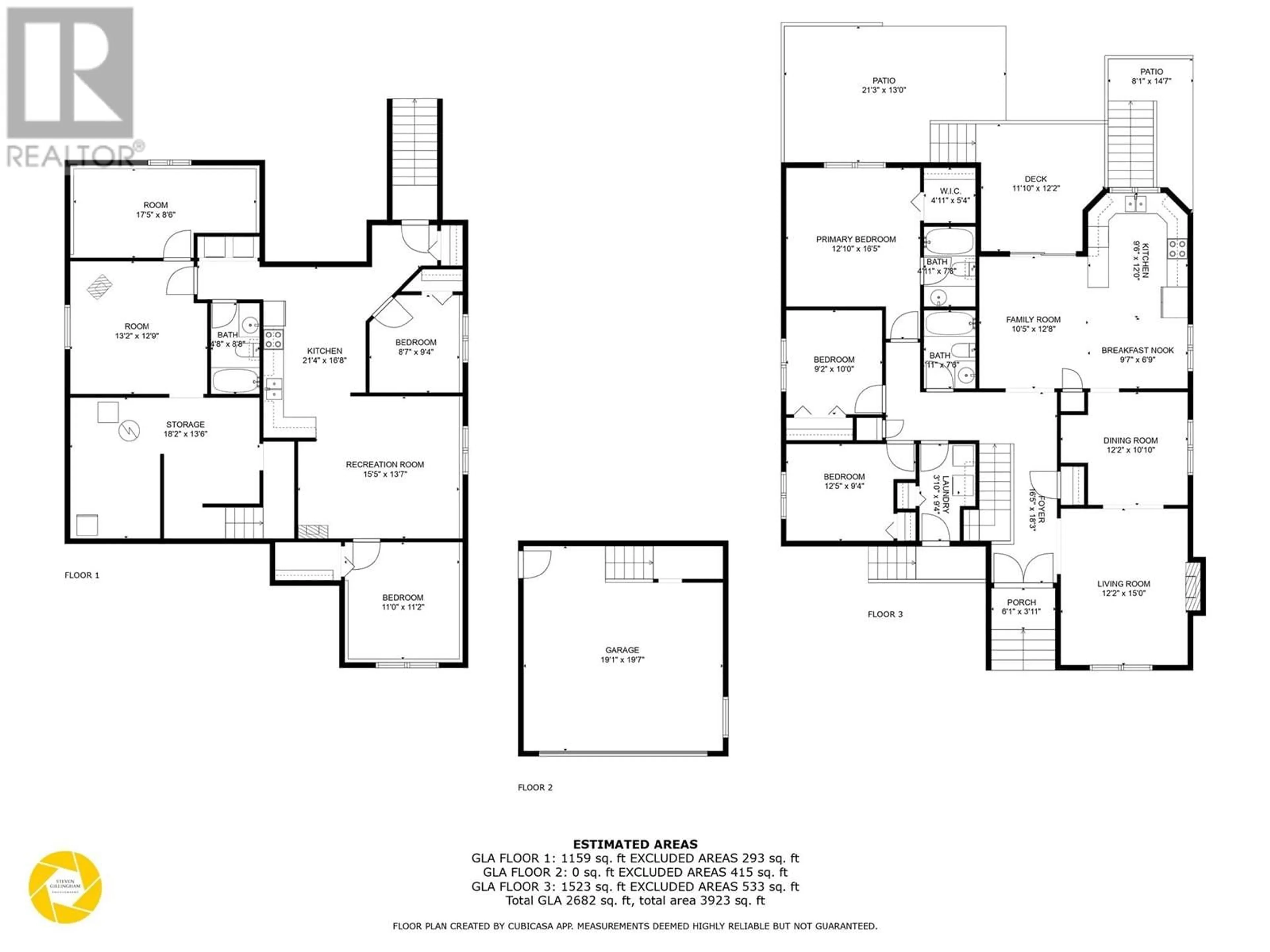 Floor plan for 777 McArthur Drive, Kamloops British Columbia V2B8L9