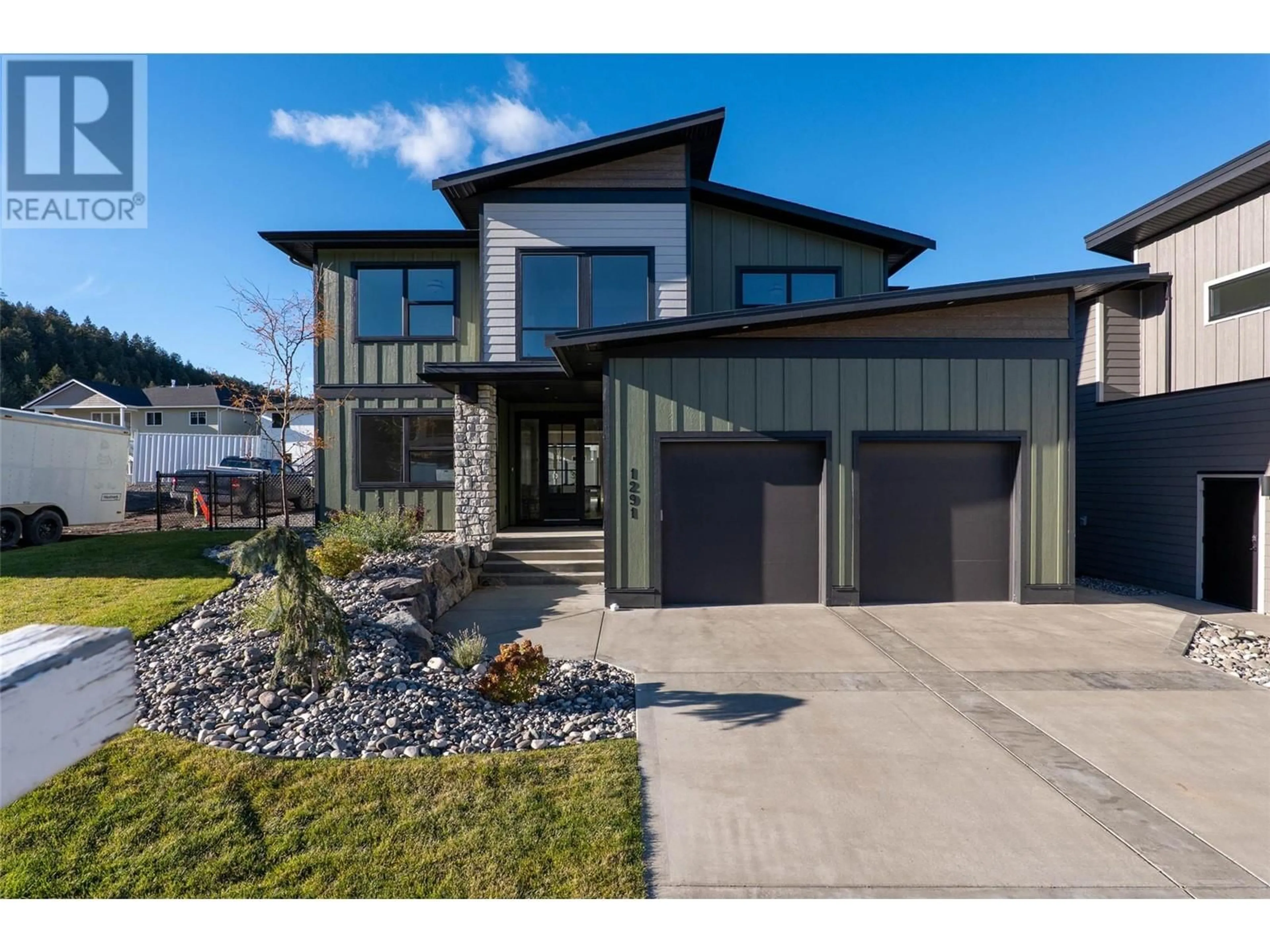 Home with brick exterior material, street for 1291 BRECHIN Place, Kamloops British Columbia V2H1T7