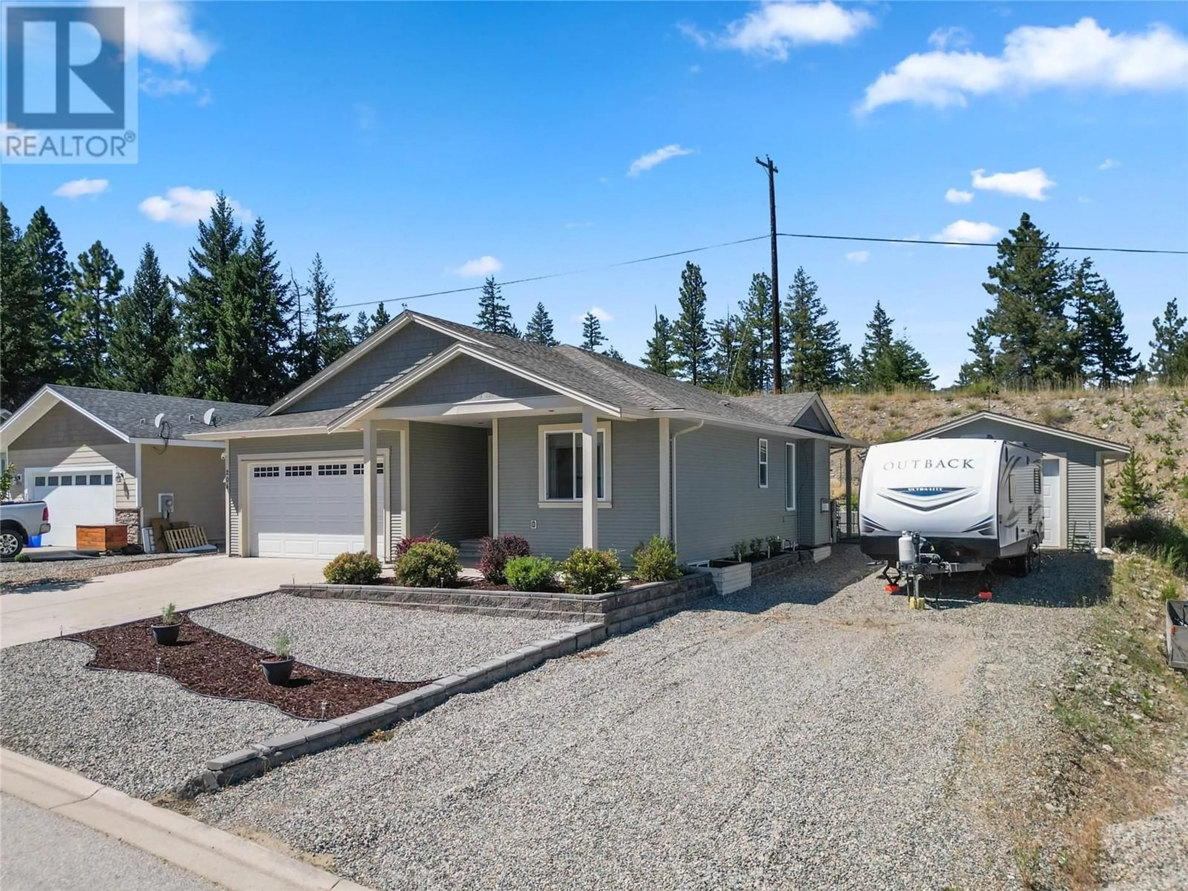 Home with vinyl exterior material, street for 204 WESTRIDGE Court, Princeton British Columbia V0X1W0