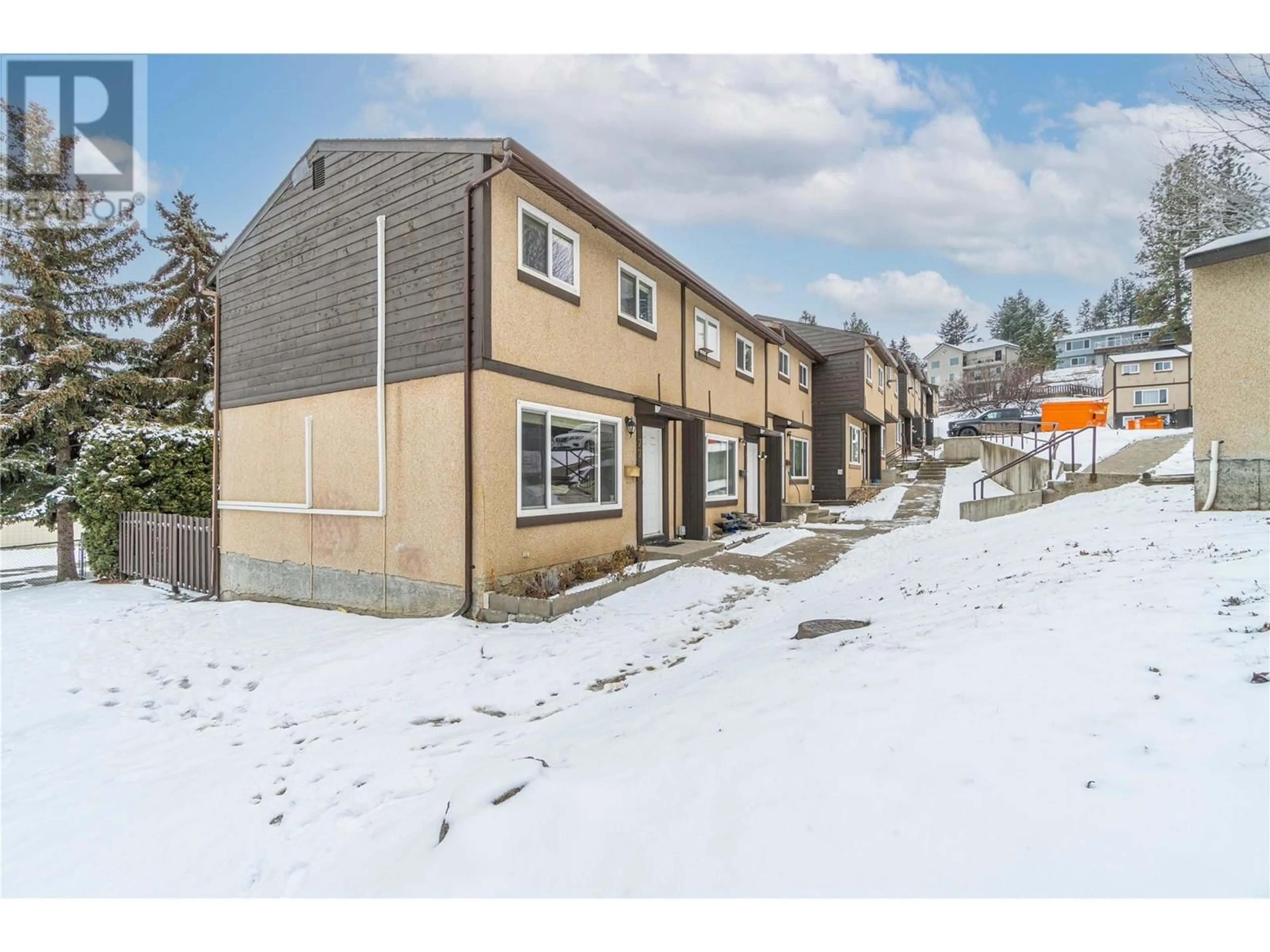 A pic from outside/outdoor area/front of a property/back of a property/a pic from drone, street for 1605 SUMMIT Drive Unit# 77, Kamloops British Columbia V2E2A5