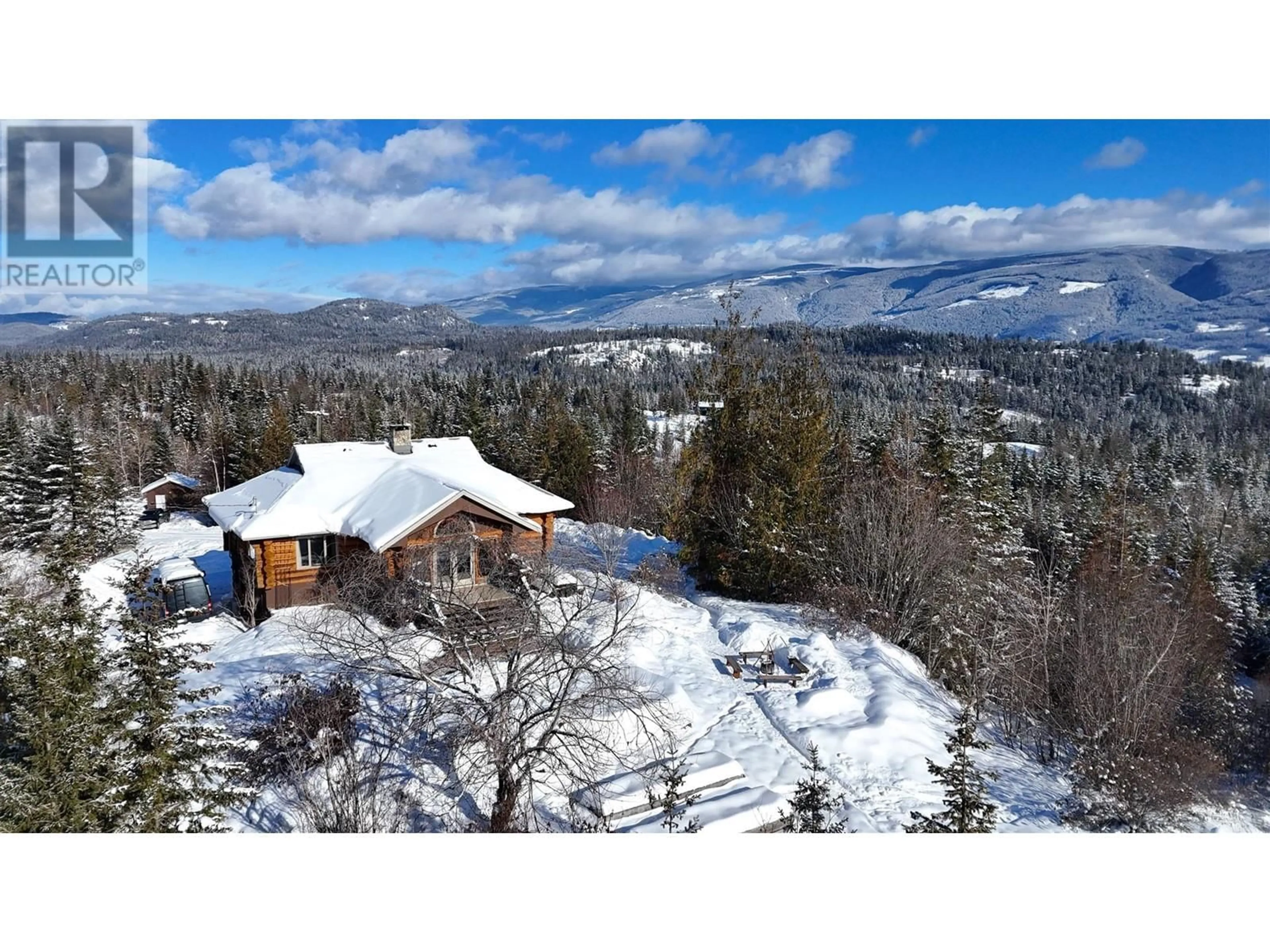 A pic from outside/outdoor area/front of a property/back of a property/a pic from drone, mountain view for 141 Edgar Road, Salmon Arm British Columbia V1E2Y2