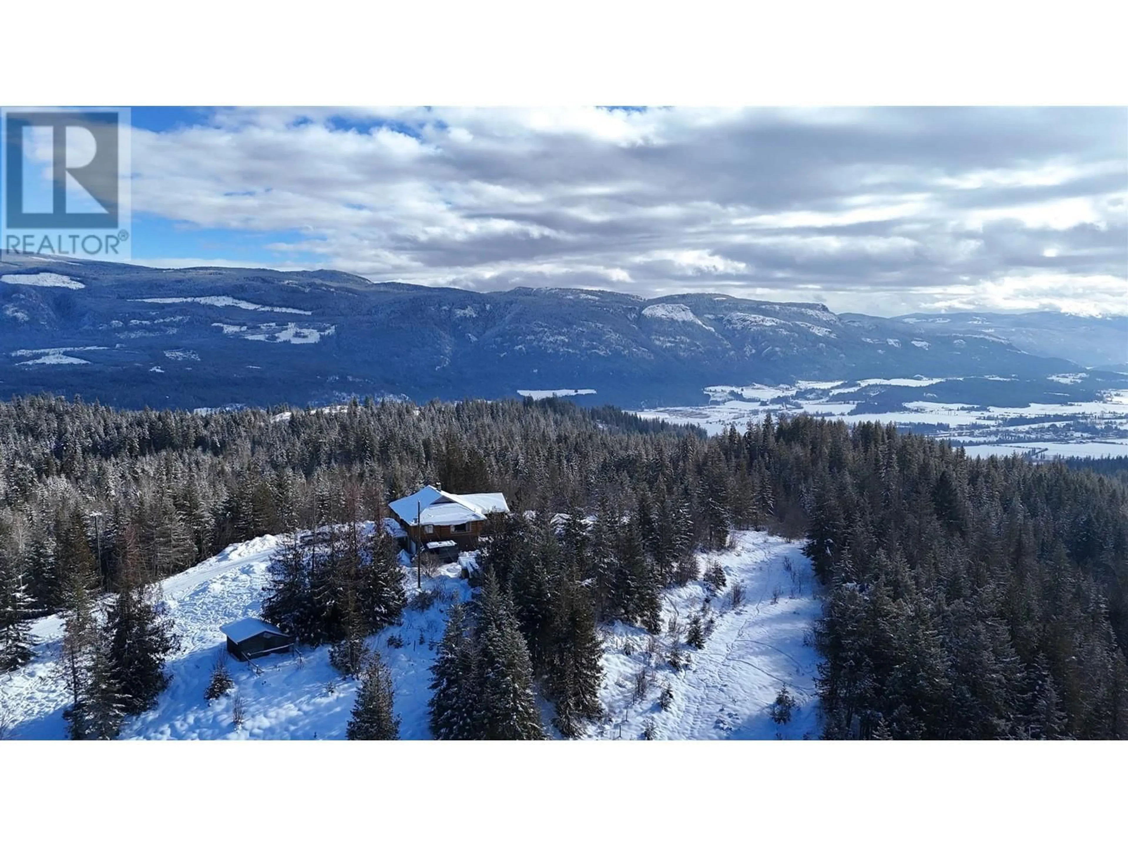 A pic from outside/outdoor area/front of a property/back of a property/a pic from drone, mountain view for 141 Edgar Road, Salmon Arm British Columbia V1E2Y2