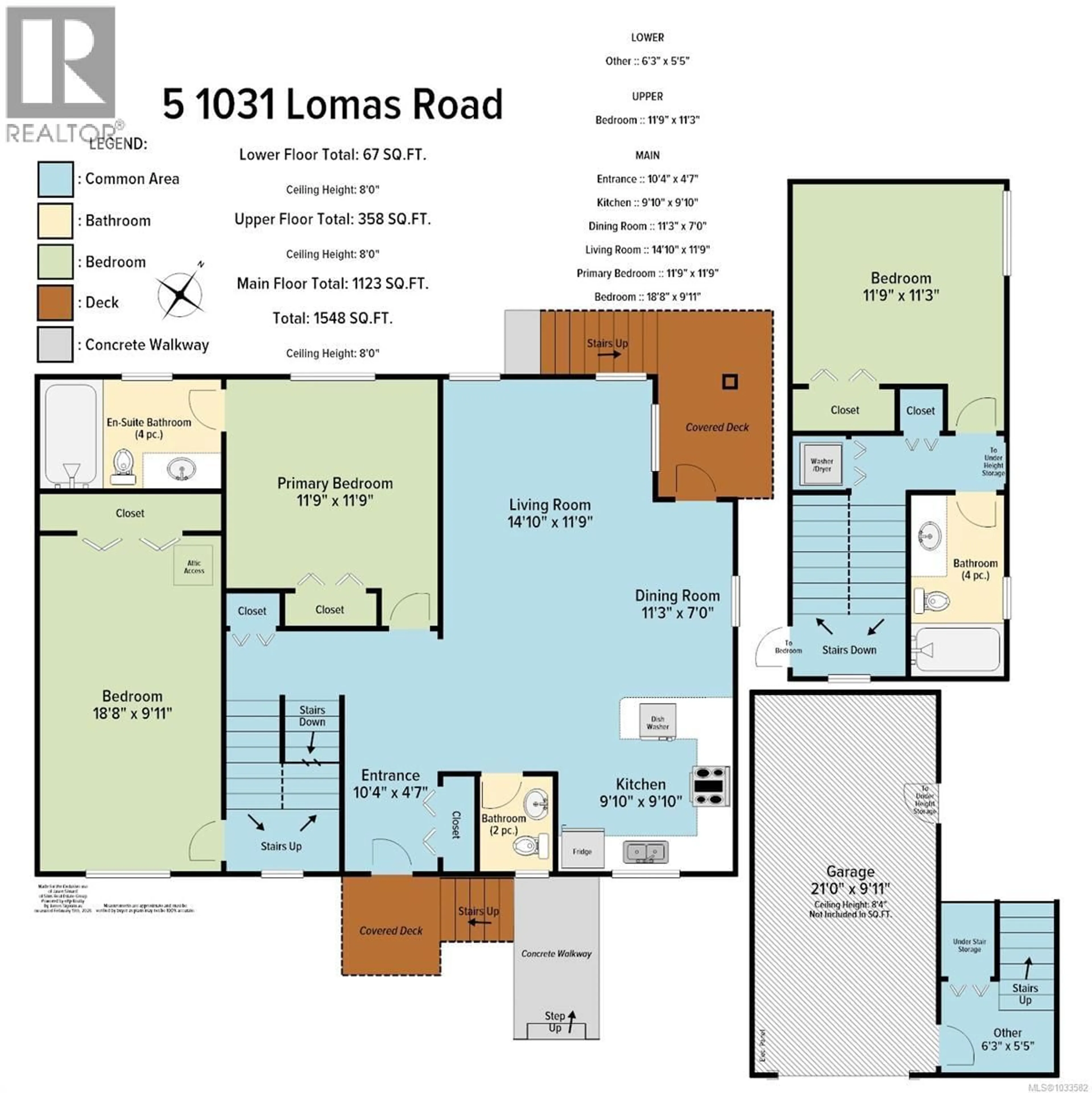 Floor plan for 5 - 1031 LOMAS ROAD, Duncan British Columbia V9L2N2