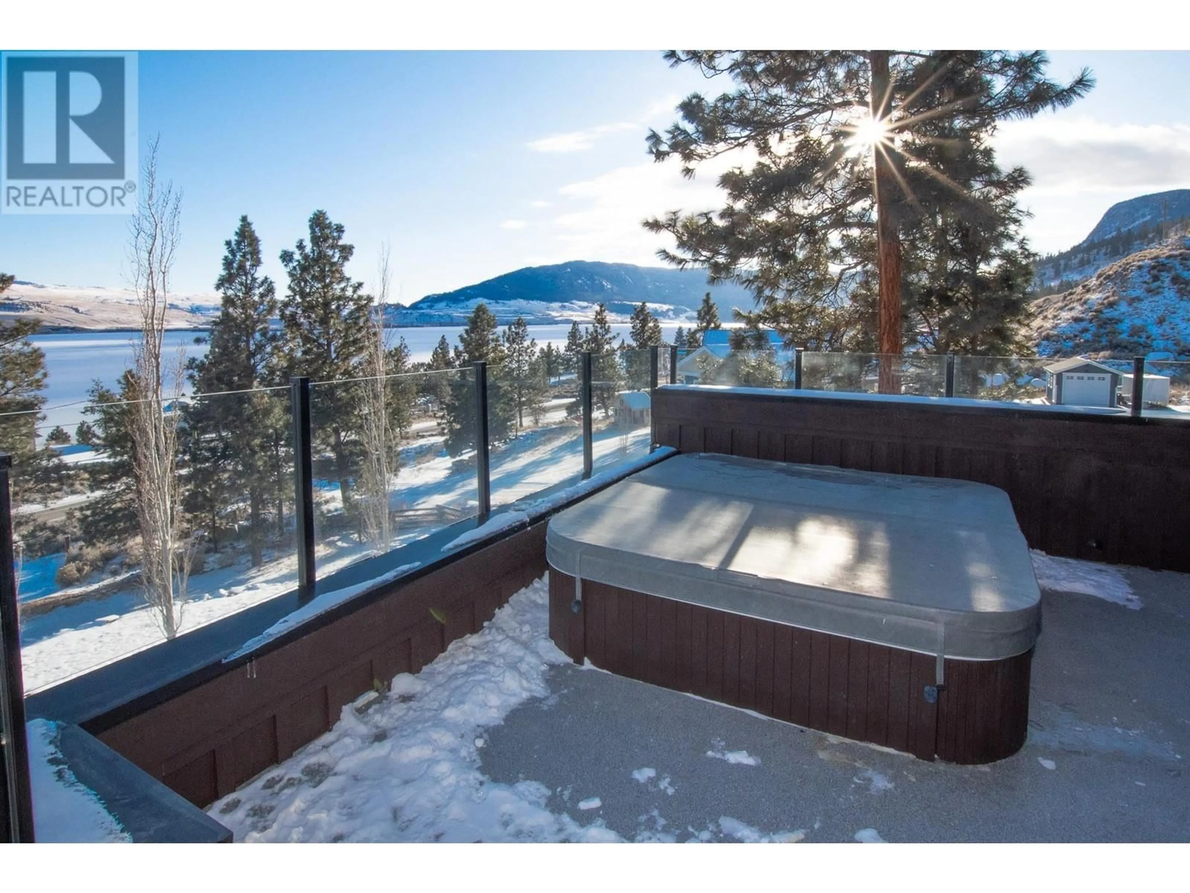 Patio, water/lake/river/ocean view for 6557 MONCK PARK ROAD, Merritt British Columbia V1K0A1