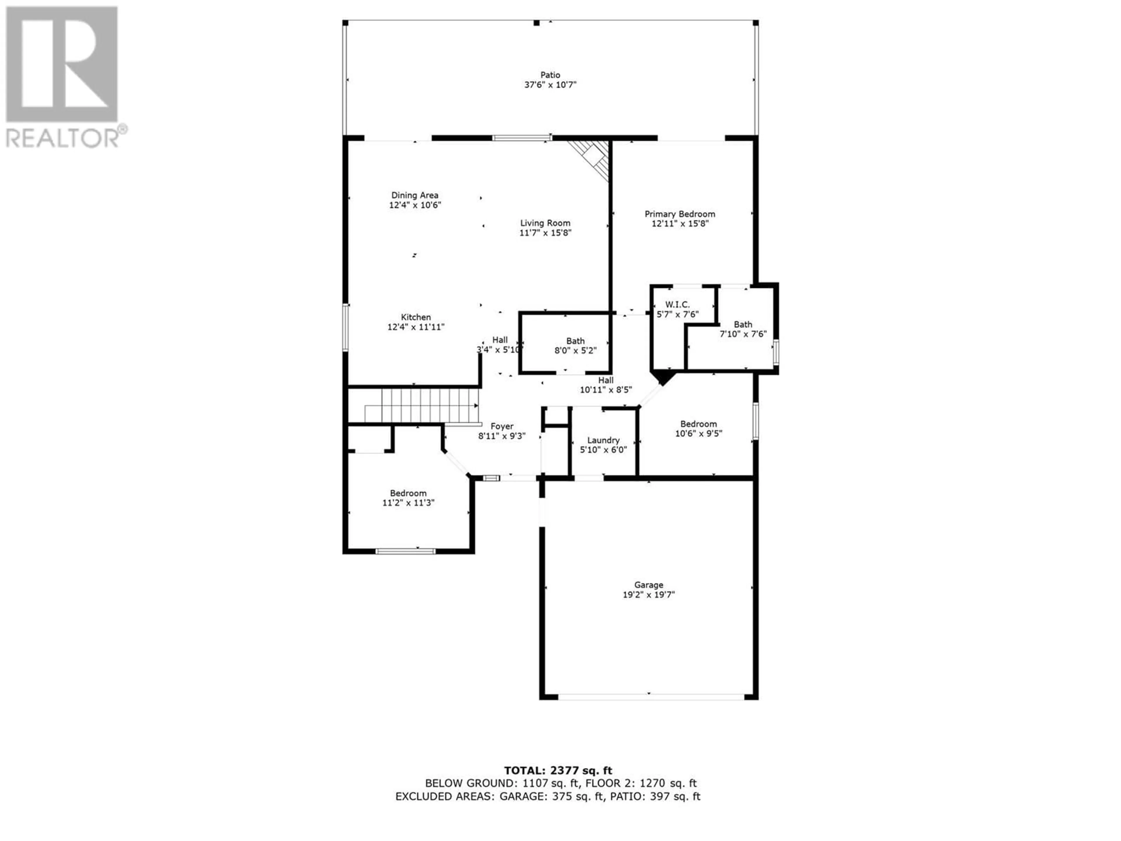 Floor plan for 1113 11 Avenue, Vernon British Columbia V1H1Z1