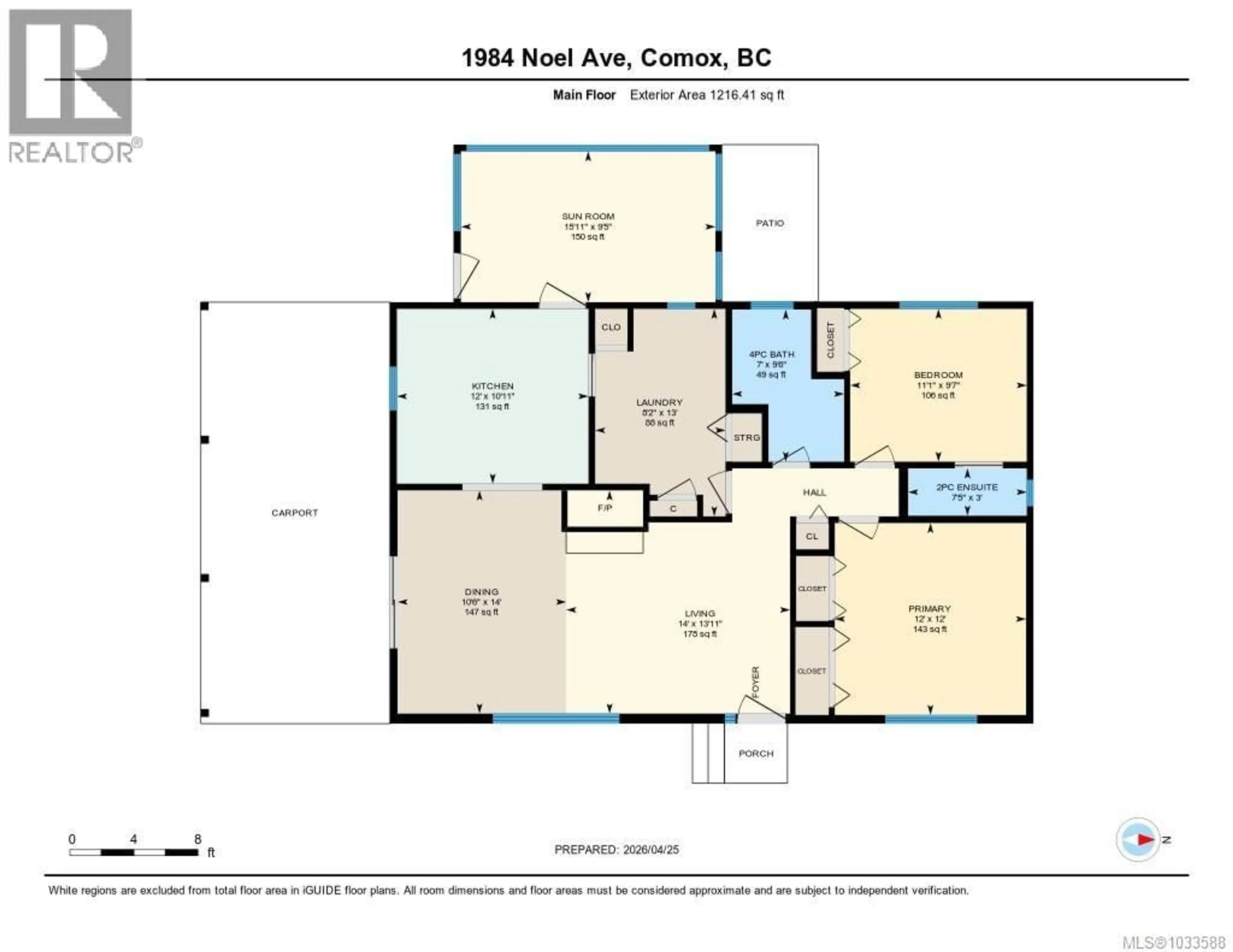 Floor plan for 1984 NOEL AVENUE, Comox British Columbia V9M2J7
