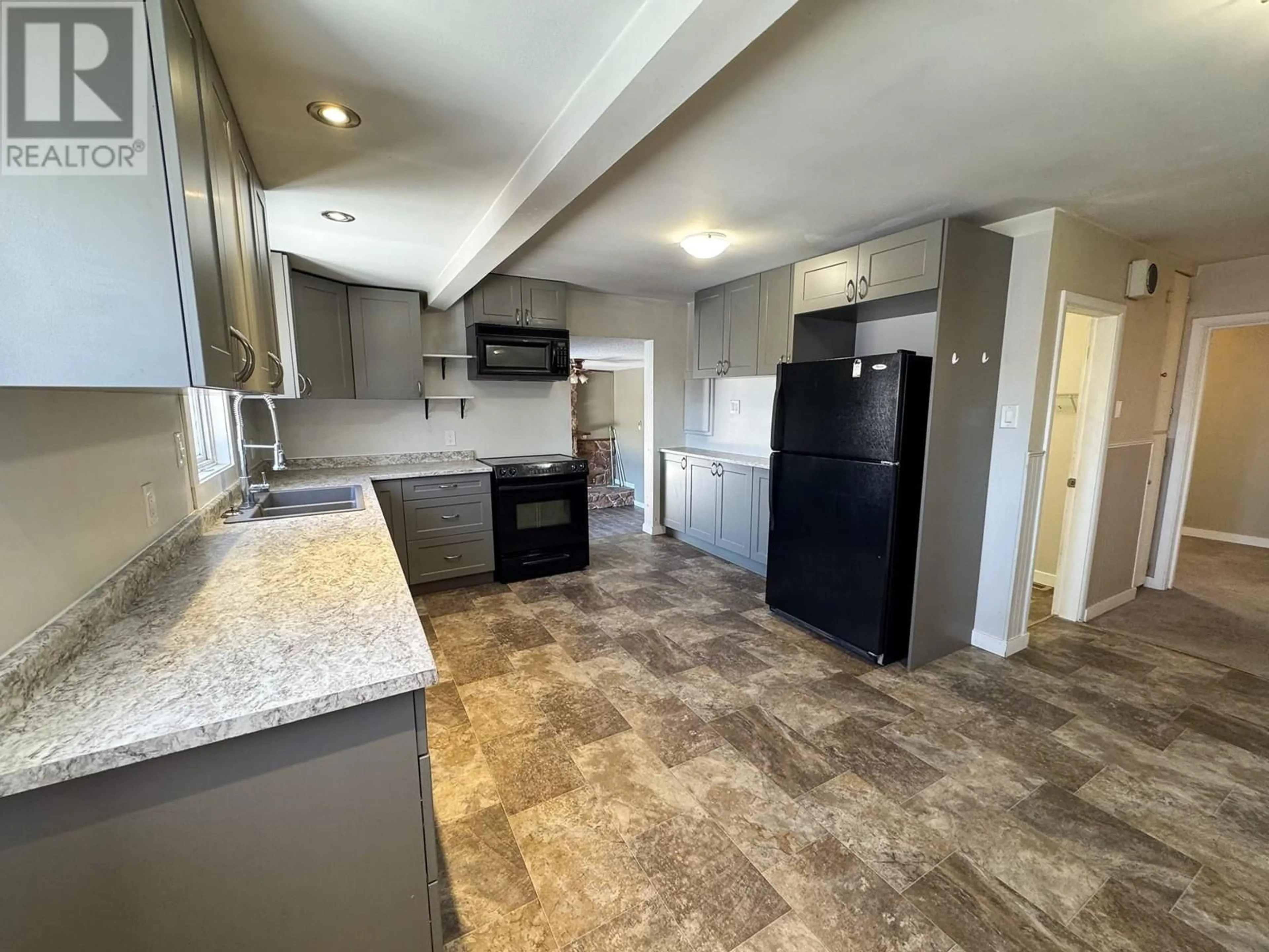 Open concept kitchen, ceramic/tile floor for 1576 HOUSTON Street, Merritt British Columbia V1K1B2