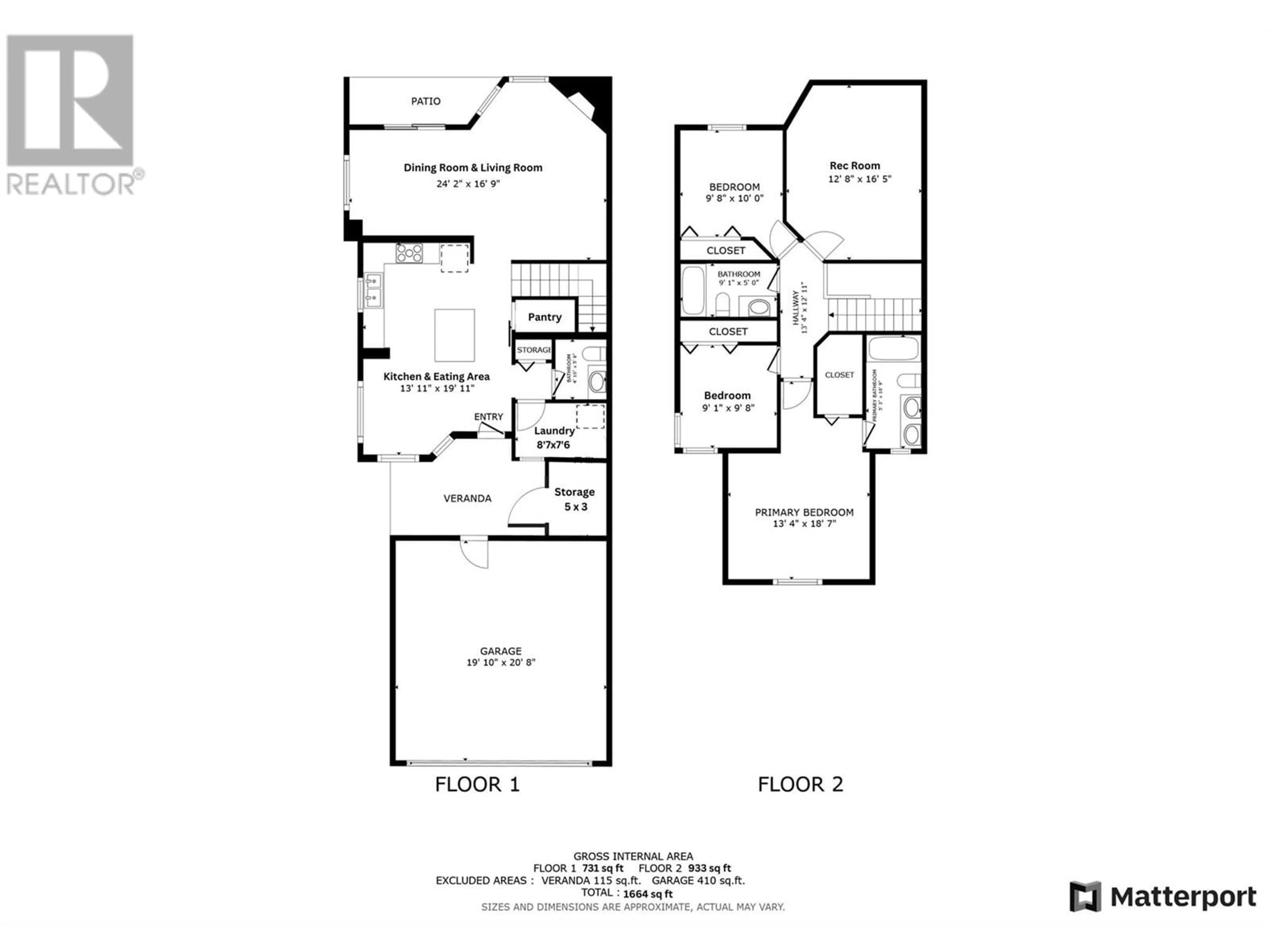 Floor plan for 313 Whitman Road Unit# 1, Kelowna British Columbia V1V2J4