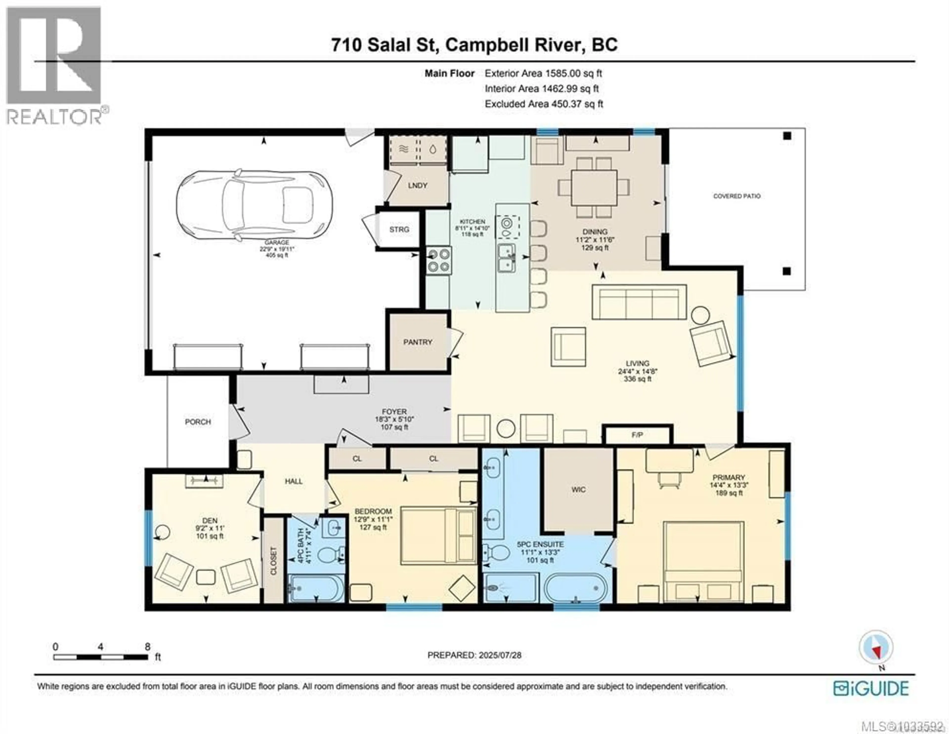Floor plan for 710 SALAL STREET, Campbell River British Columbia V9H0E6