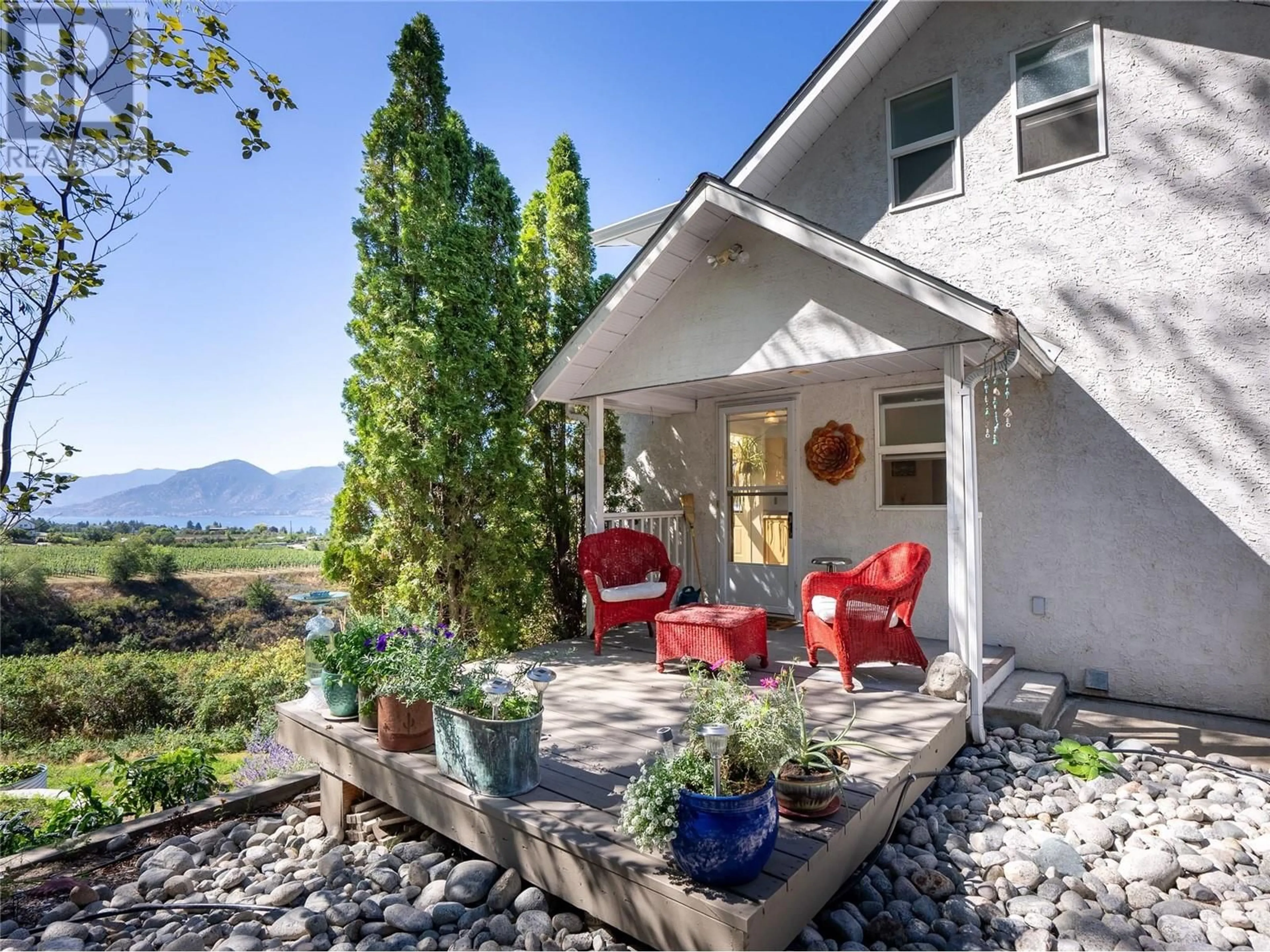 Patio, mountain view for 4295 NORTH NARAMATA ROAD, Naramata British Columbia V0H1N1