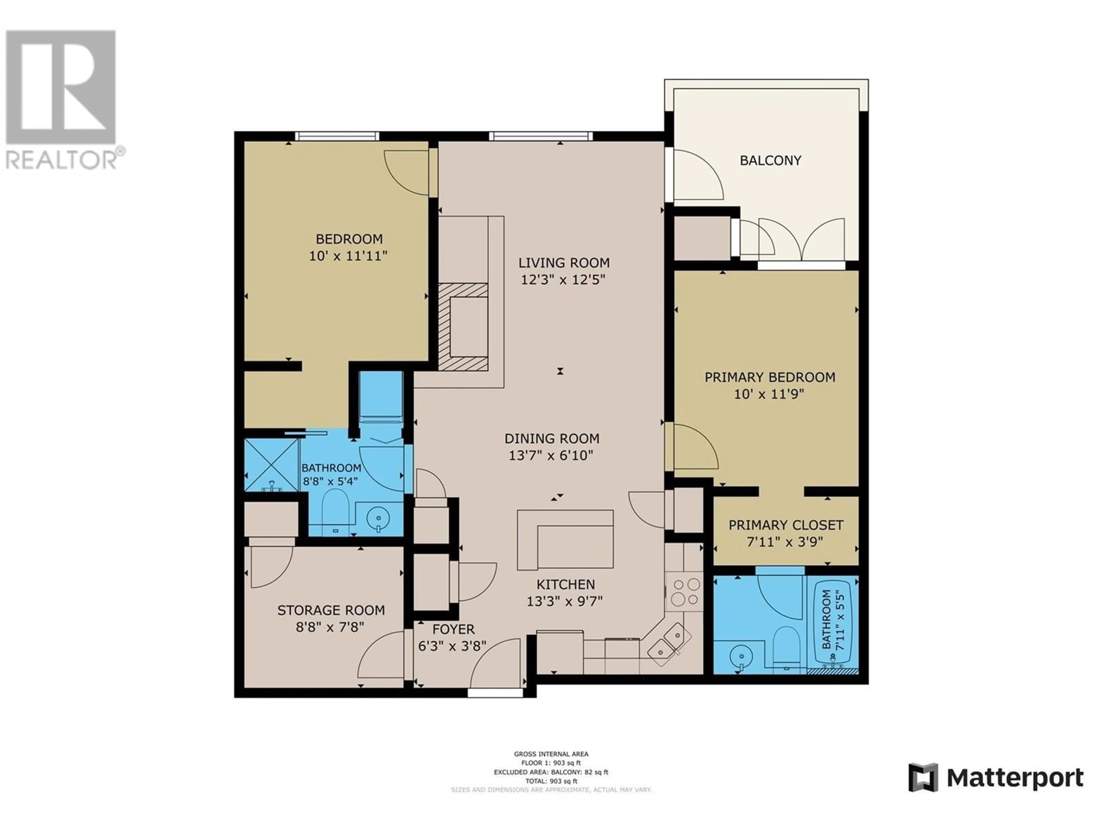 Floor plan for 7495 COLUMBIA Avenue Unit# 2112, Radium Hot Springs British Columbia V0A1M0